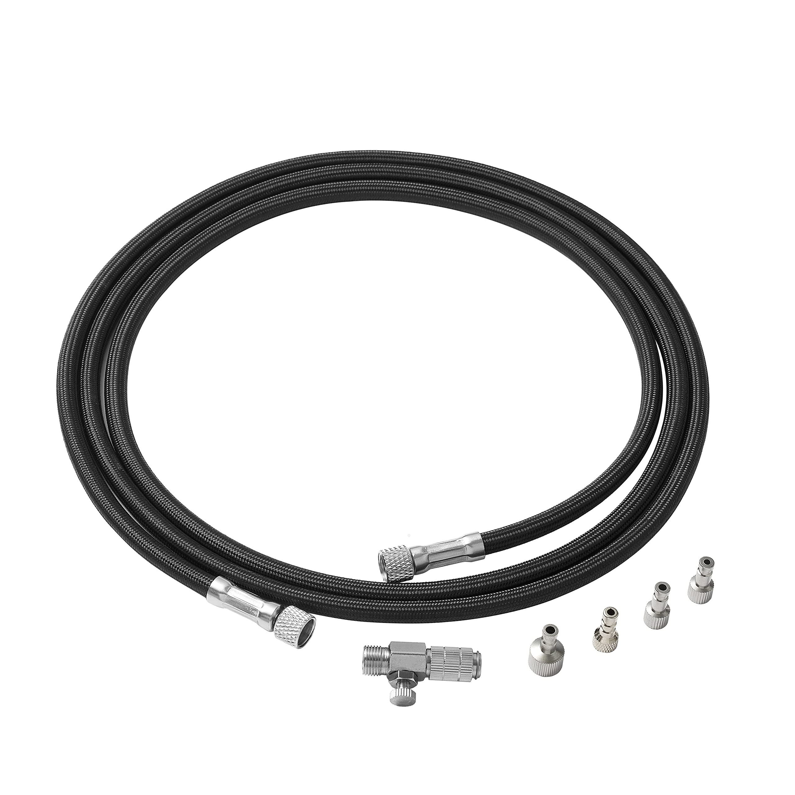 Hseng Extra Quiet Airbrush Air Compressor With Built In Air Tank