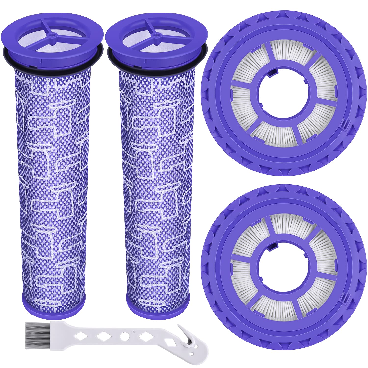 Anewise Filter Replacements For Dyson Dc41, Dc65, Dc66, Up13, Up20 Multi Floor, Ball And Animal Vacuum, 2 Hepa Post Filters & 2