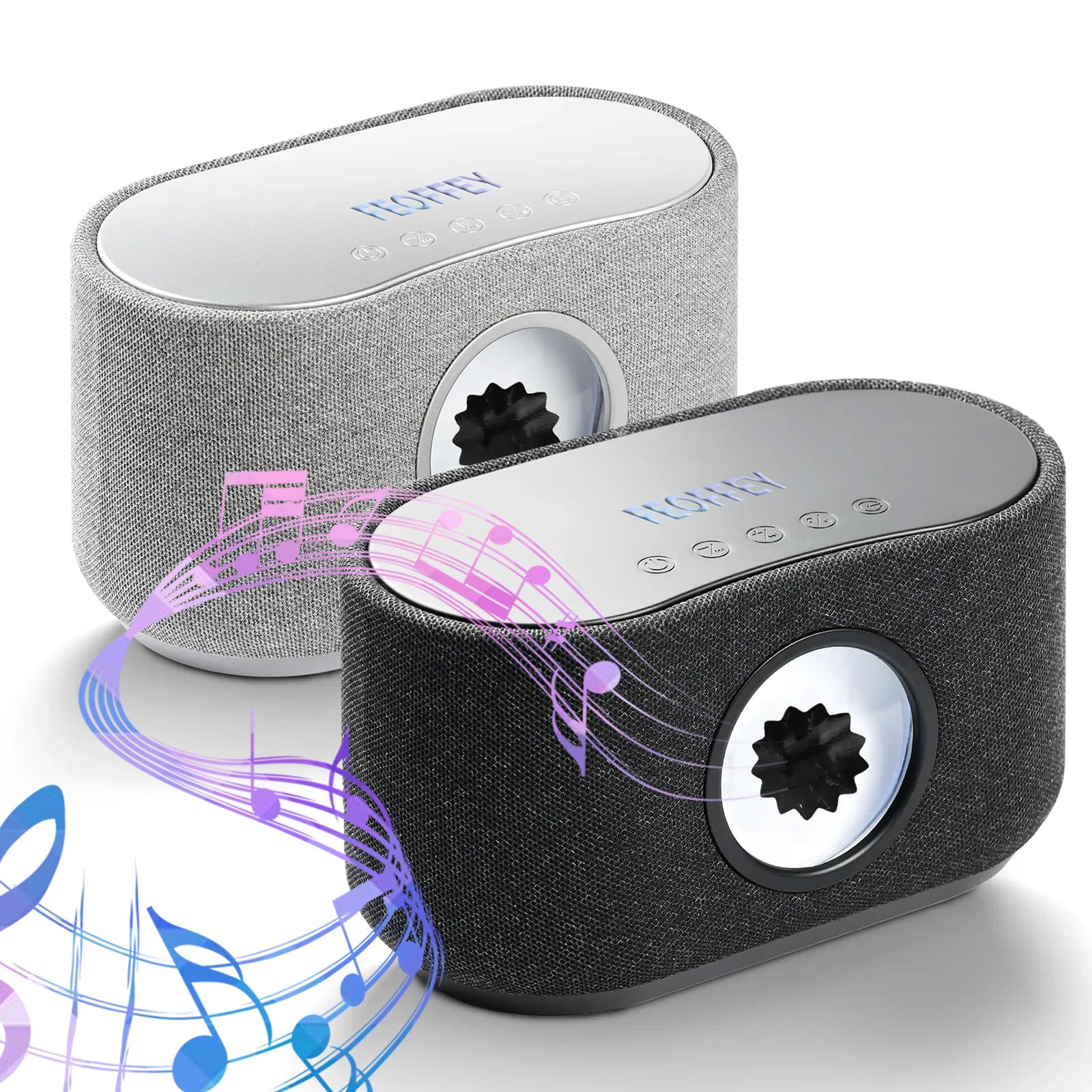 Magnetic Fluid Speaker,Dancing Ferrofluid Speaker With Music Visualization Touch Control Stereo Sound + 3 Modes + 15W Wireless C