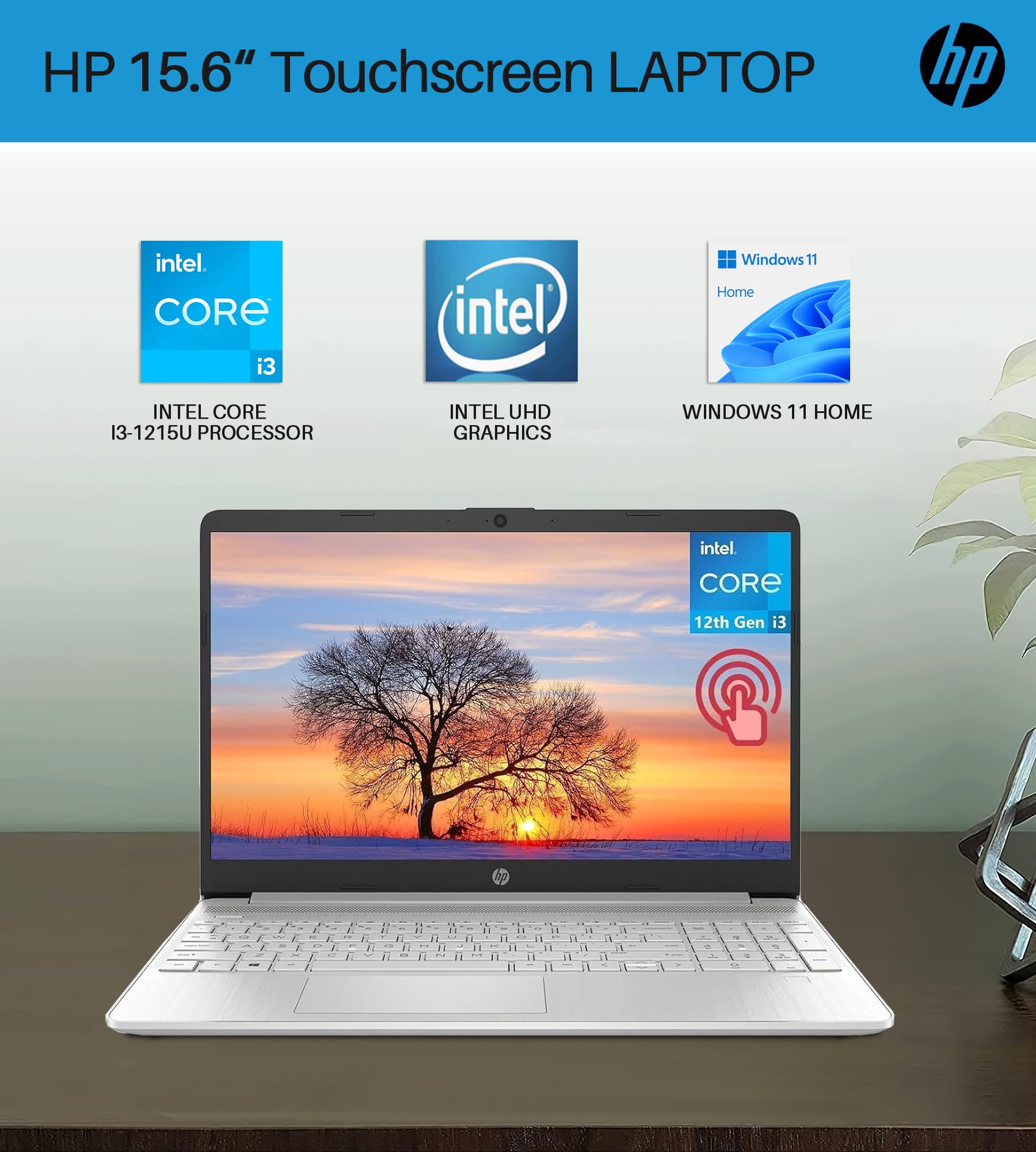 Hp 2024 Newest Touchscreen Laptop, 15.6'' Hd Touch, Intel Core I3-1215U (Up To 4.4Ghz, Beat I5-1135G7), 16Gb Ram, 1Tb Ssd, Intel