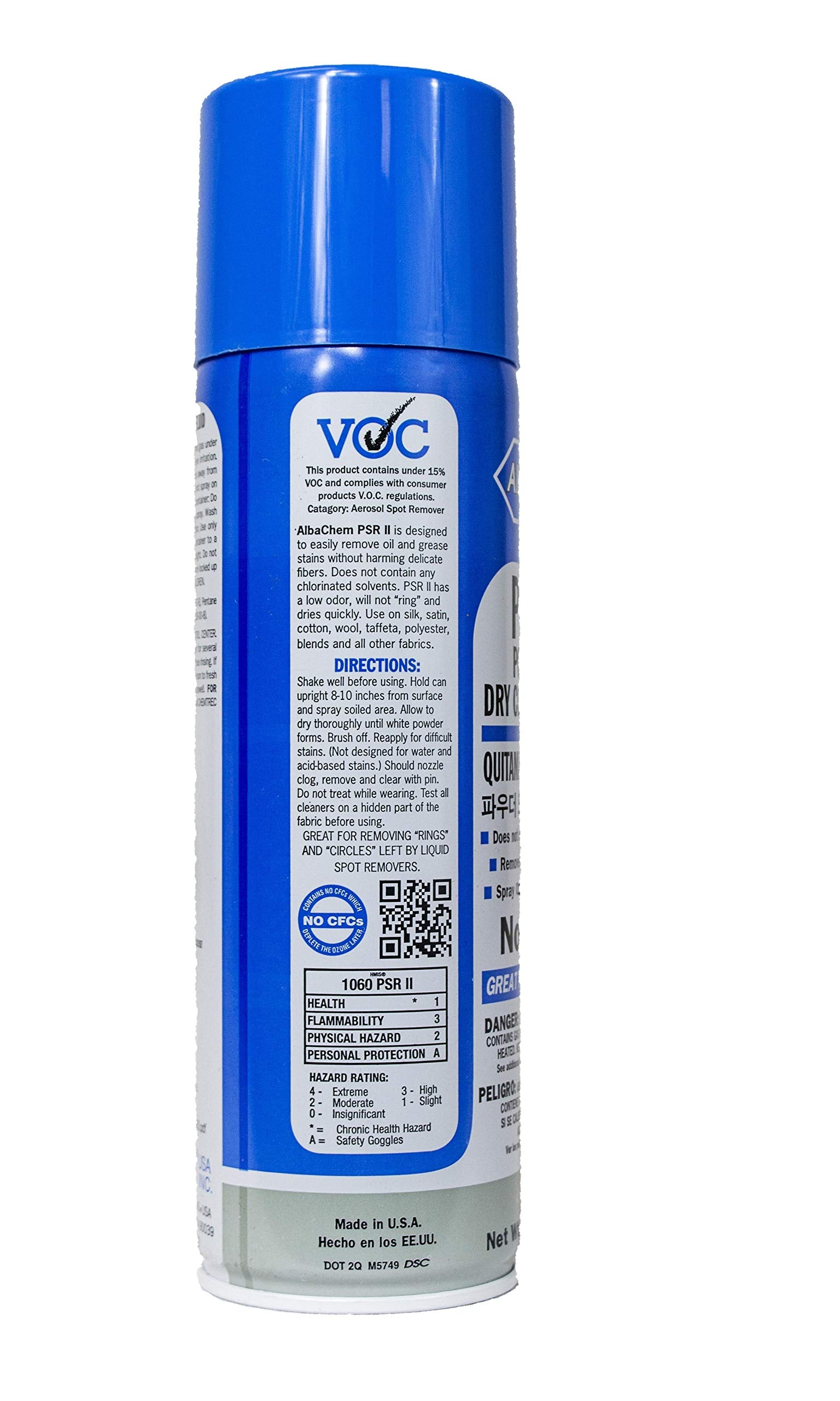 Albachem Psr Ii Powdered Dry Cleaning Fluid