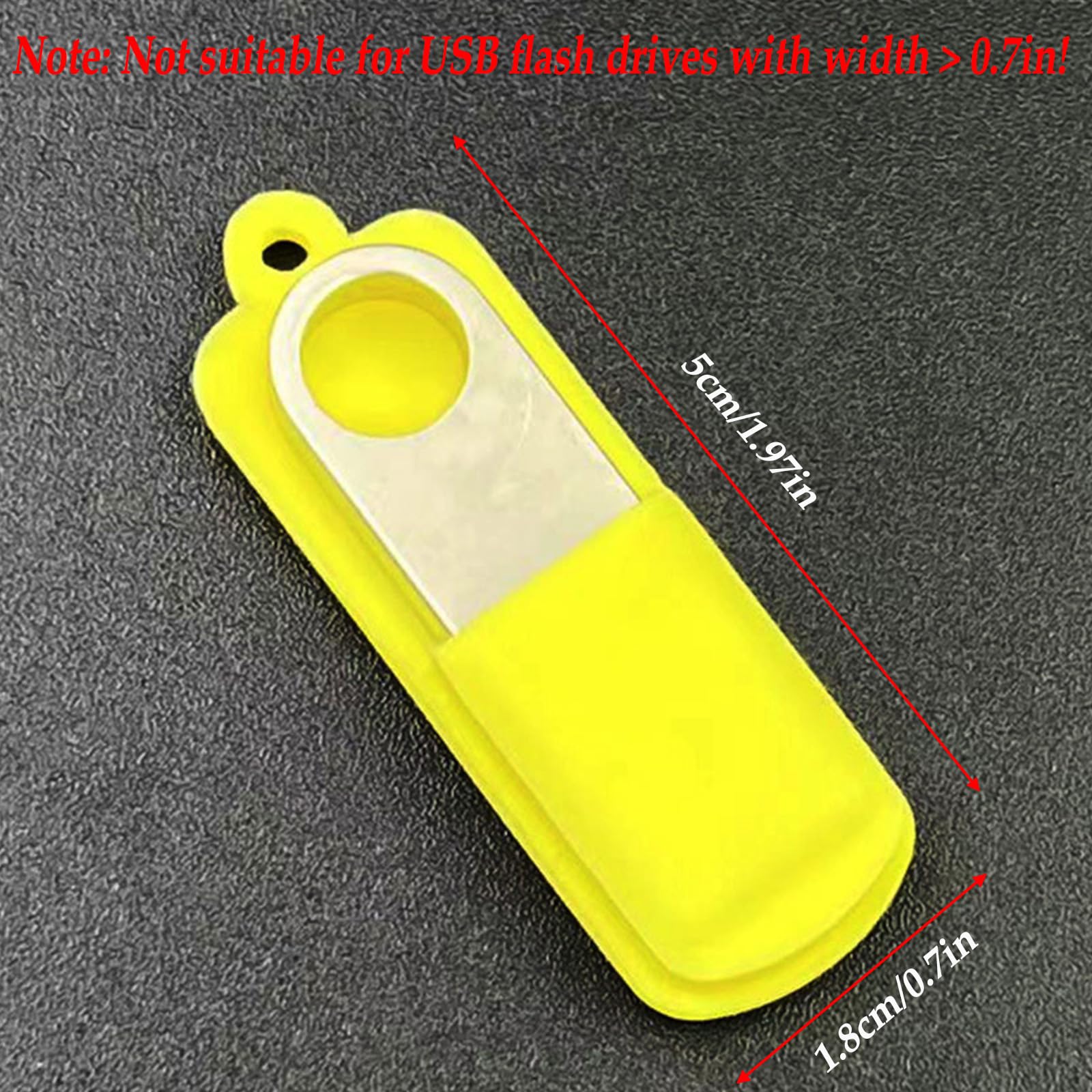 Riveeny 5 Pcs Silicone Usb Storage Case Usb Flash Drive Silicone Cover For Usb Flash Drive Silicone Case For Usb Flash Drive