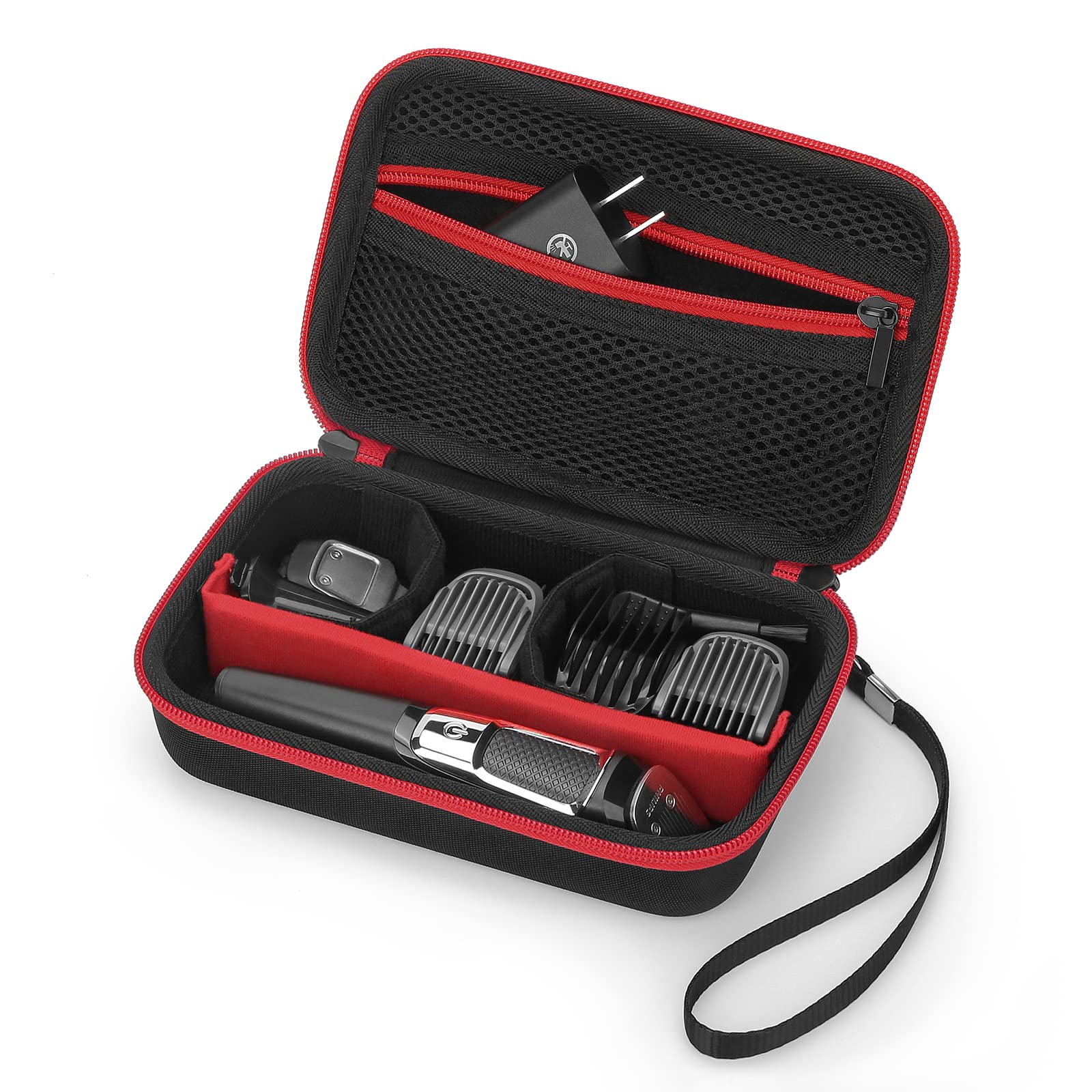 Yinke Travel Storage Case For Philips Norelco Multigroom Series 3000/5000, Mg3740/40, Mg5910/49   Protective Organizer For Beard