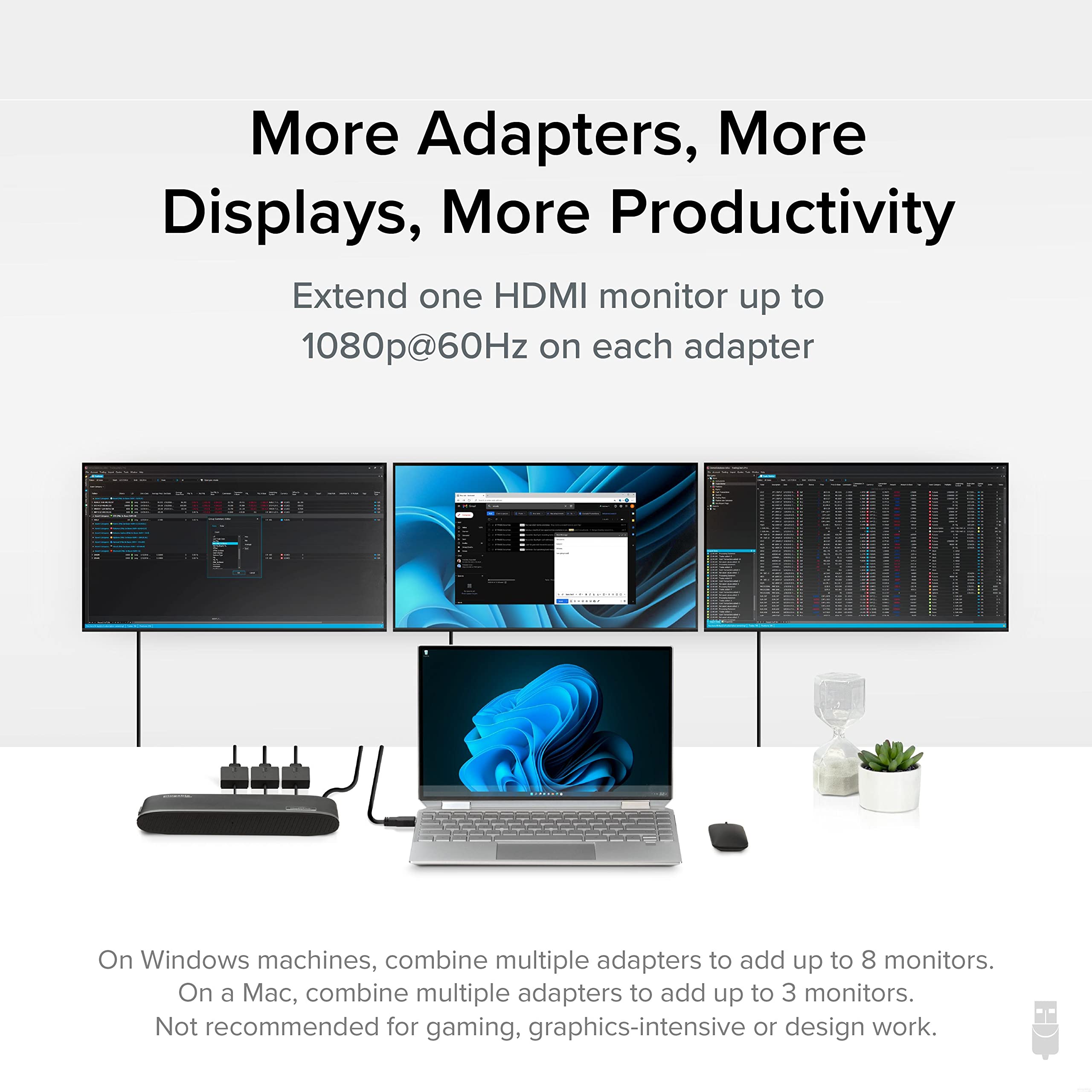 Plugable Usb C To Hdmi Adapter, Universal Video Graphics Adapter For Usb 3.0 And Usb-C Macs And Windows, Extend An Hdmi Monitor