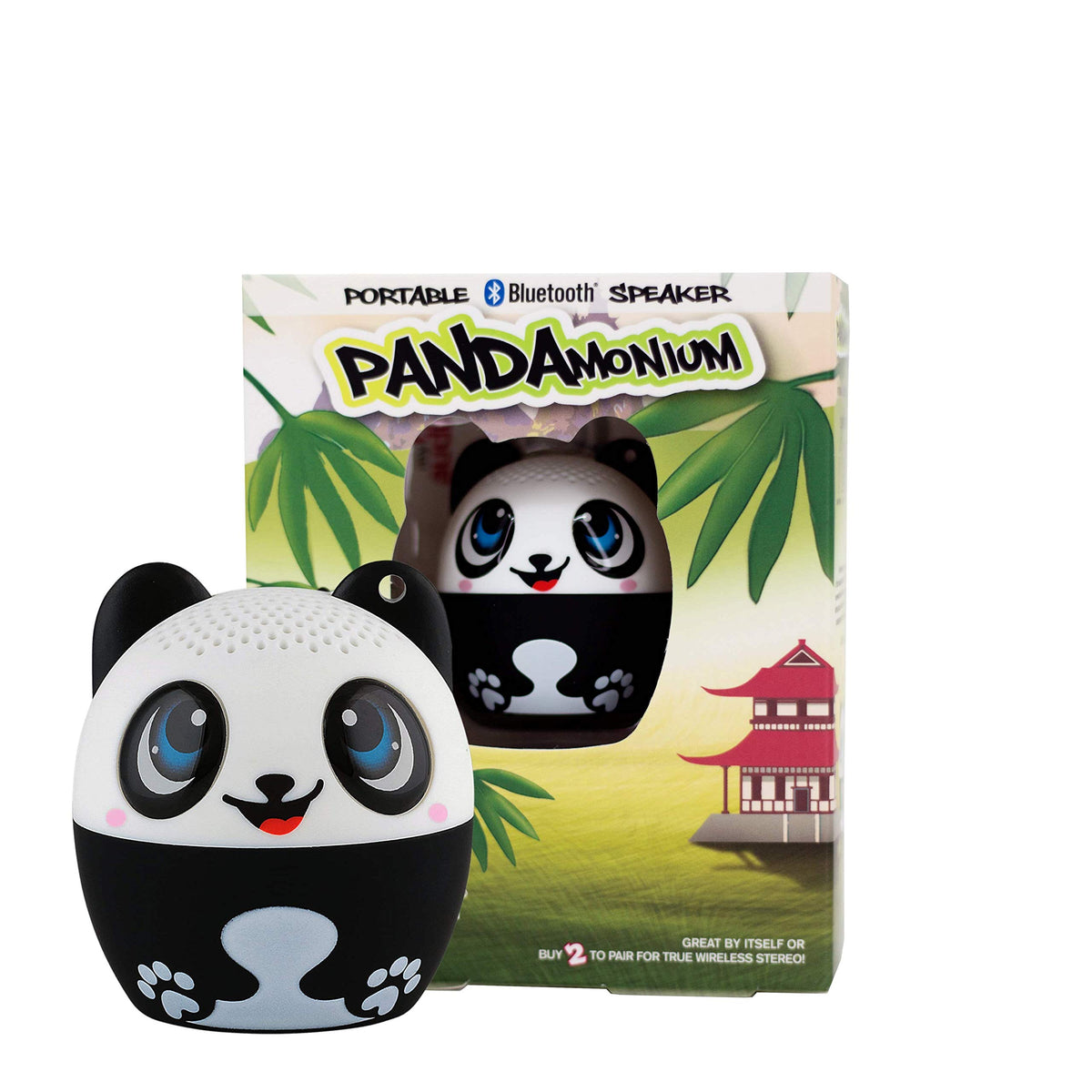 My Audio Pet Mini Bluetooth Animal Wireless Speaker For Kids Of All Ages   True Wireless Stereo � Pair With Another Tws Pet For Powerful Rich Room Filling Sound (Pandamonium)