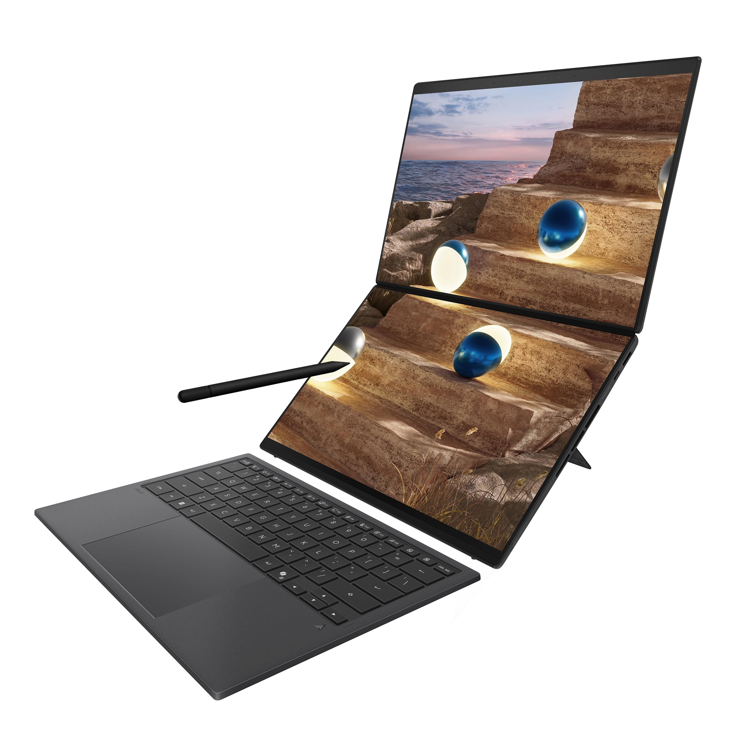 ASUS Zenbook Duo Laptop (2026), Dual 14 OLED 3K 144Hz Touch Display, Intel Core Ultra 9 Processor 386H, Intel Graphics, 32GB 