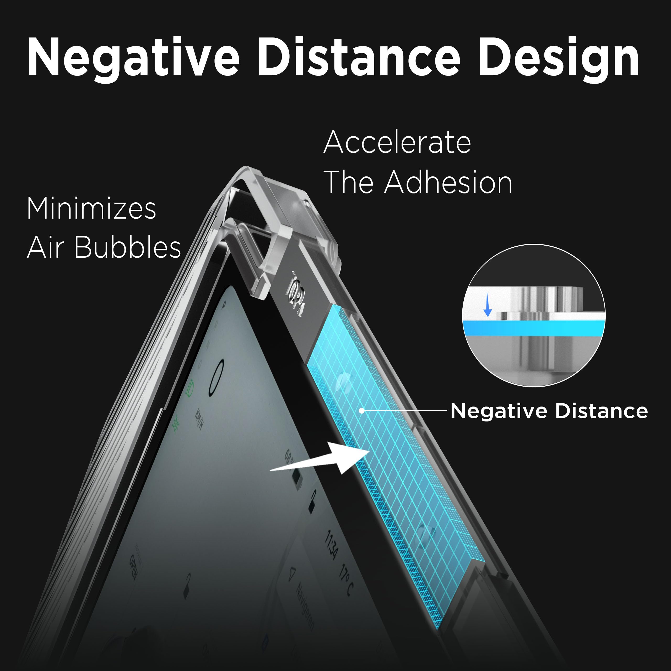 Nestour Tesla Model 3 Model Y Screen Protector Alignment Kit 15 Center Control Touch Screen Protector Tempered Glass Tesla Acces