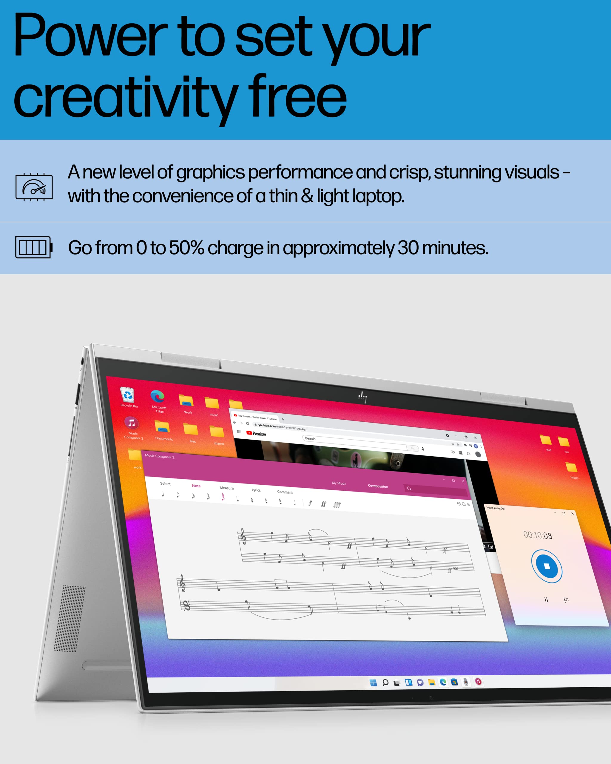 Hp Envy X360 Convertible 15 Inch Laptop, Intel Core I7 1260P Processor, Intel Iris Xe Graphics, 16 Gb Ram, 1 Tb Ssd, Windows 11