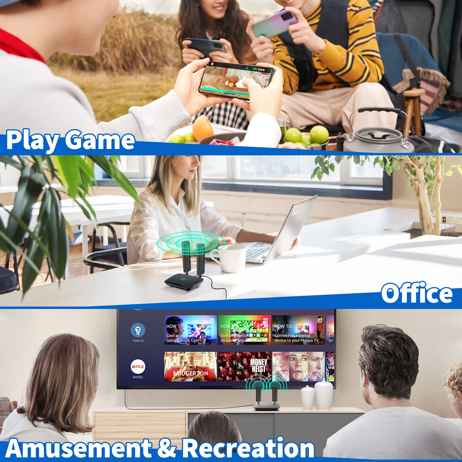 Eightwood 4G Lte Dipole Antenna Sma Male Compatible With Outdoor Hco Spartan Cellular Hunting Trail Game Cameras