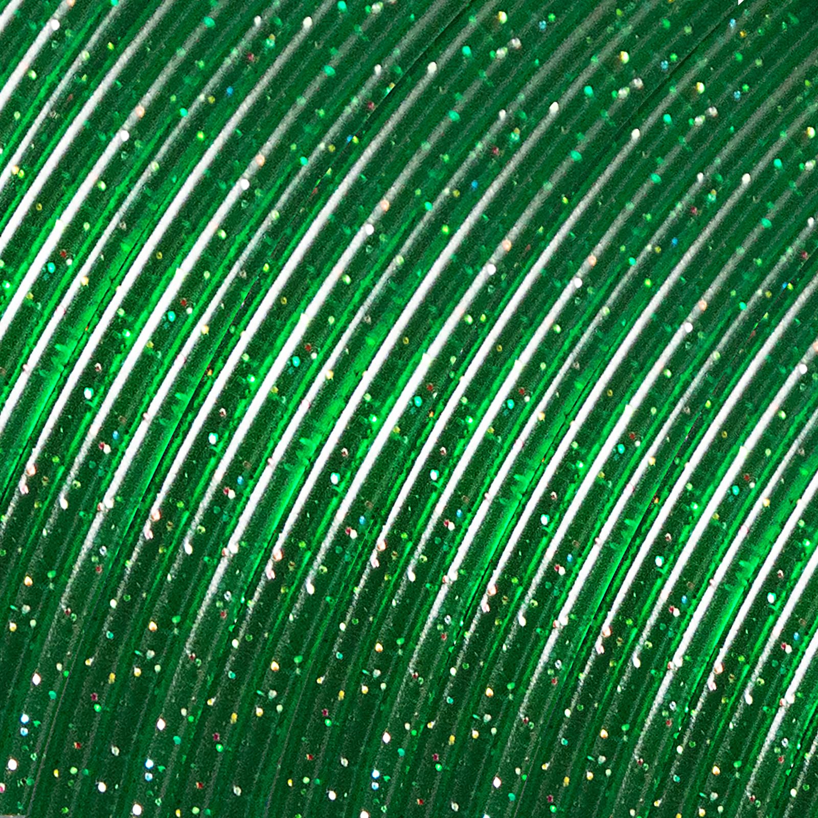 Isanmate 3D Printer Filament, Transparent Glitter Green Pla Filament 1.75 Mm, 3D Printing Filament 1Kg/2.2Lb