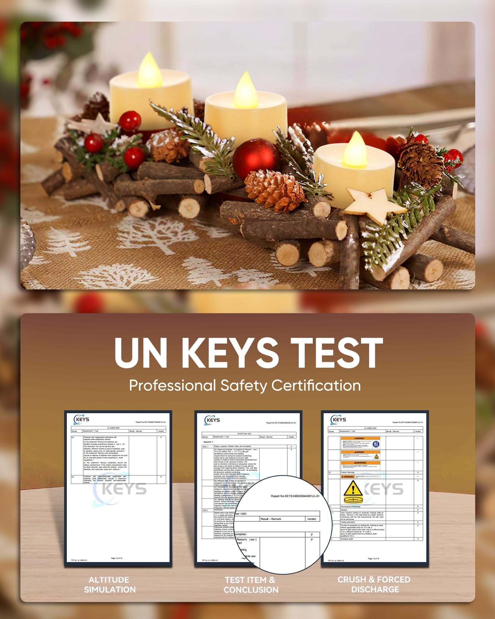 Beichi 24Pcs Battery Operated Tea Lights With Timer, Built In 6 Hours Tea Light, Warm White Flickering Electric Tea Candles With