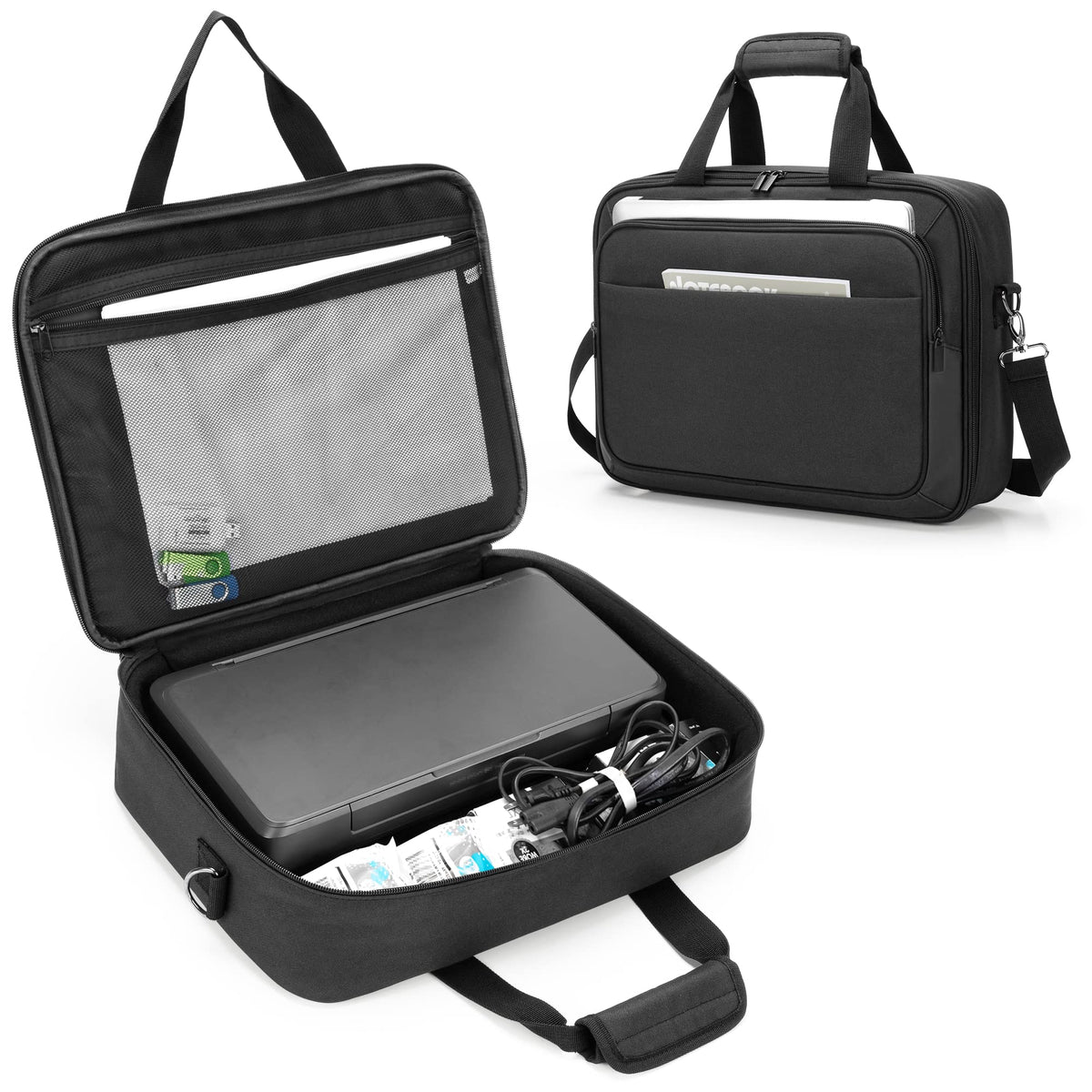 Samdew Mobile Printer Storage Bag Compatible With Hp Tango/Tango X, Hp Officejet 250/200, Portable Printer Carrying Case For Tra