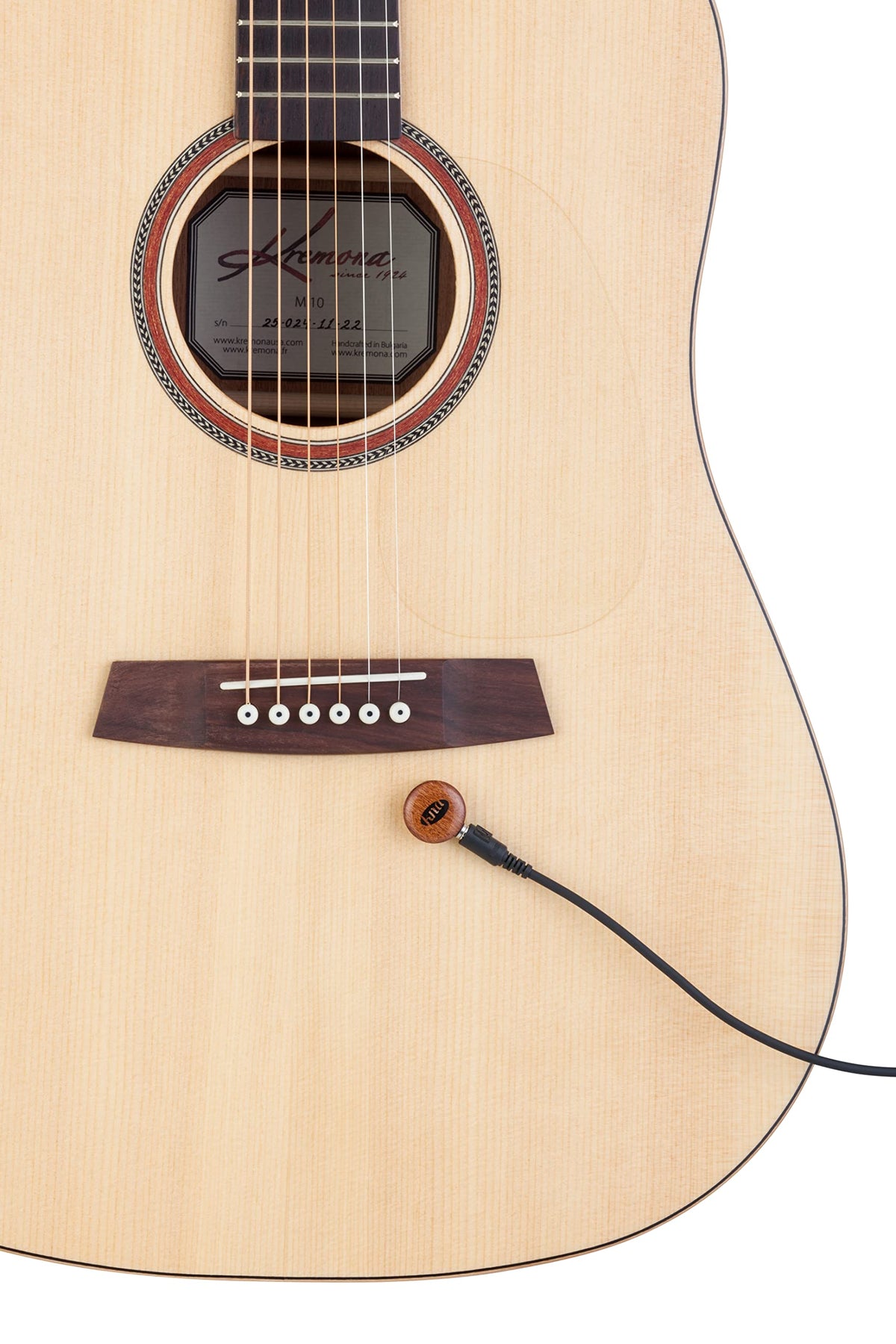 Kna Pickups Universal Stick On Piezo Acoustic, 1/8'' To 1/4'' Instrument Cable Pickup (Up 1)