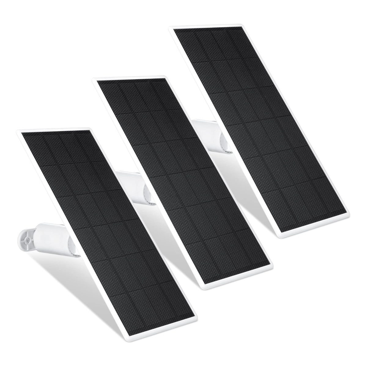 Wasserstein Solar Panel For Google Nest Cam Outdoor Or Indoor, Battery   2.5W Solar Power   Made For Google Nest (3 Pack)