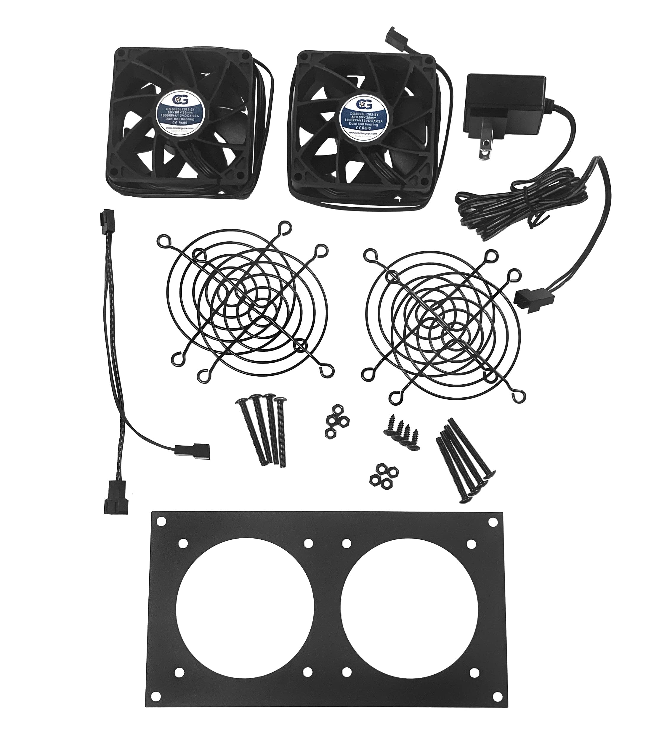 Coolerguys Dual 80Mm Fan Cooling Kit