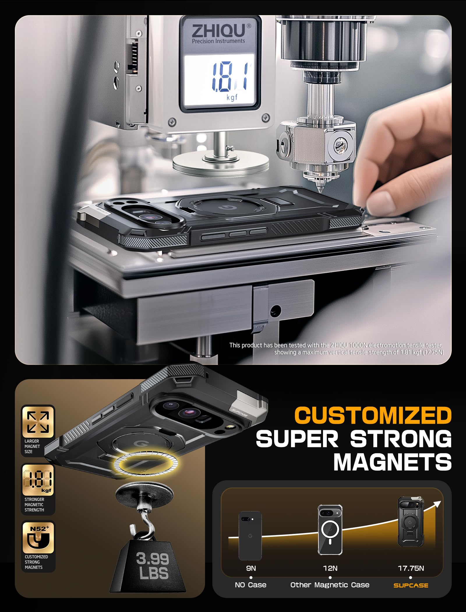 Supcase For Google Pixel 10 Pro Xl Case With Stand (Unicorn Beetle Grip), [Compatible With Magsafe] [Military-Grade Protection]