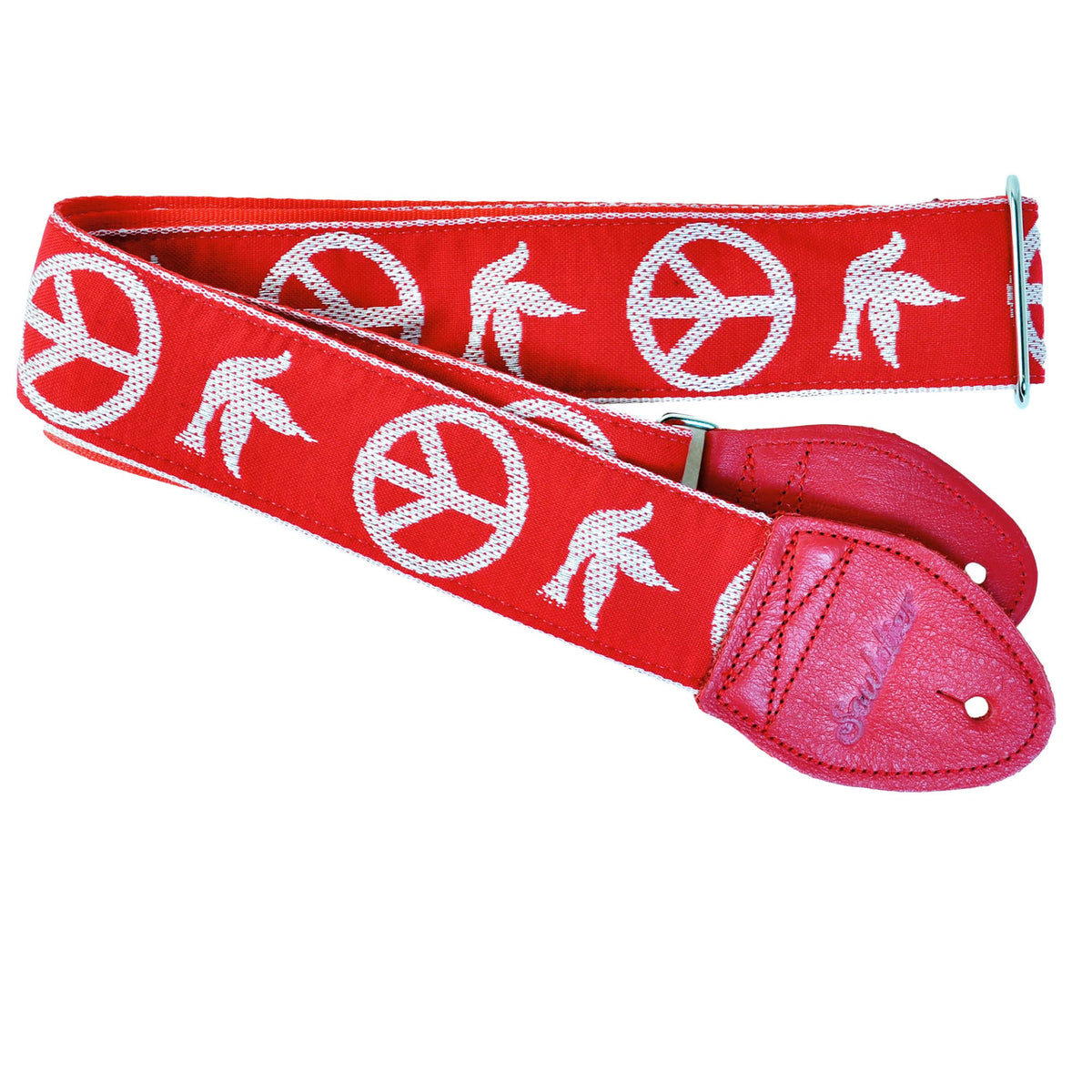 Souldier Gs1026Rd02Rd   Handmade Seatbelt Guitar Strap For Bass, Electric Or Acoustic Guitar, 2 Inches Wide And Adjustable Lengt