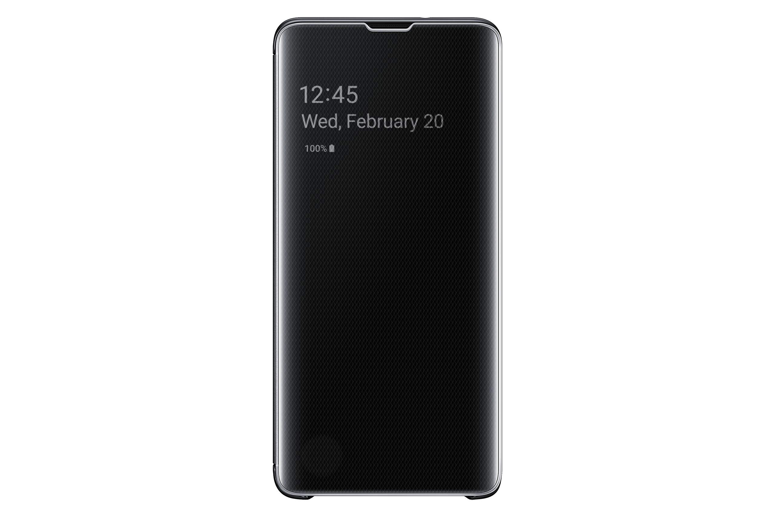 Samsung Galaxy S10 S View Flip Case, Black