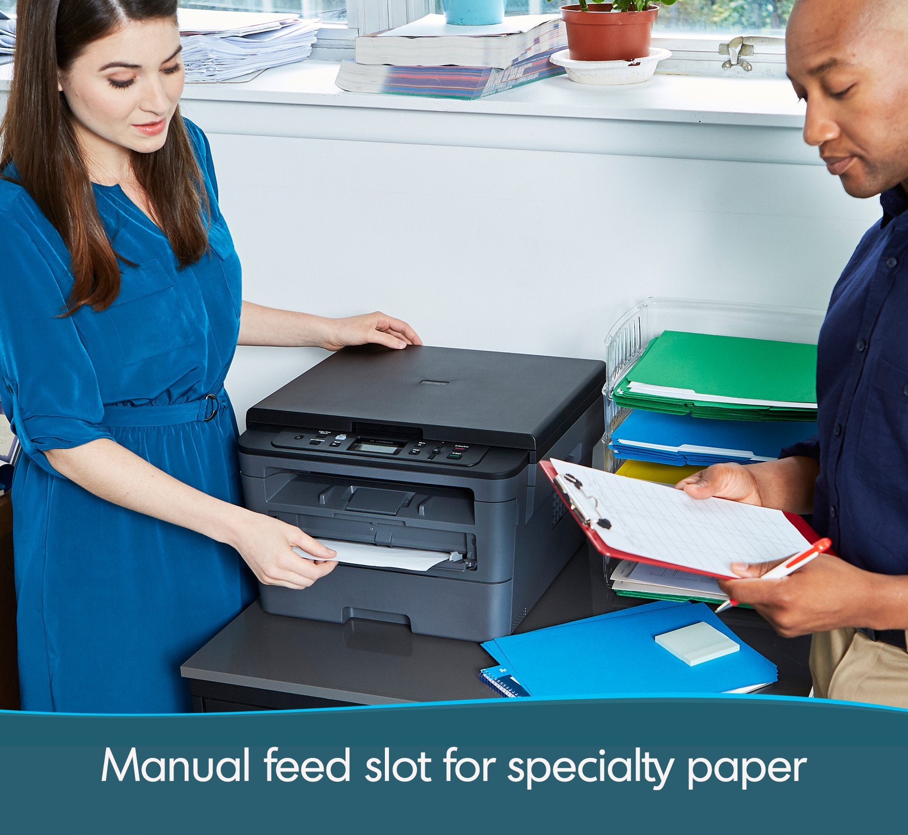 Brother L-2390Dw Series Compact Monochrome Laser All-In-One Laser Printer, Wireless, Mobile Printing, Auto 2-Sided Printing, Up