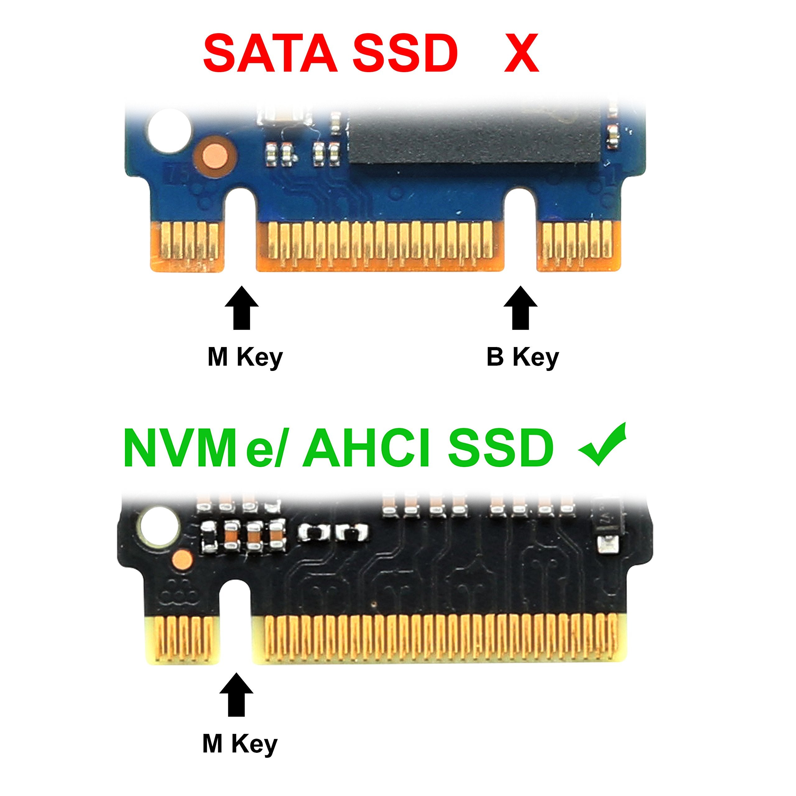 I/O Crest M.2 Ngff Pcie Ssd To Pci Express 3.0 X4 Host Adapter Card - Support M.2 M-Key Pcie (Nvme Or Ahci) Type 22110, 2280, 22