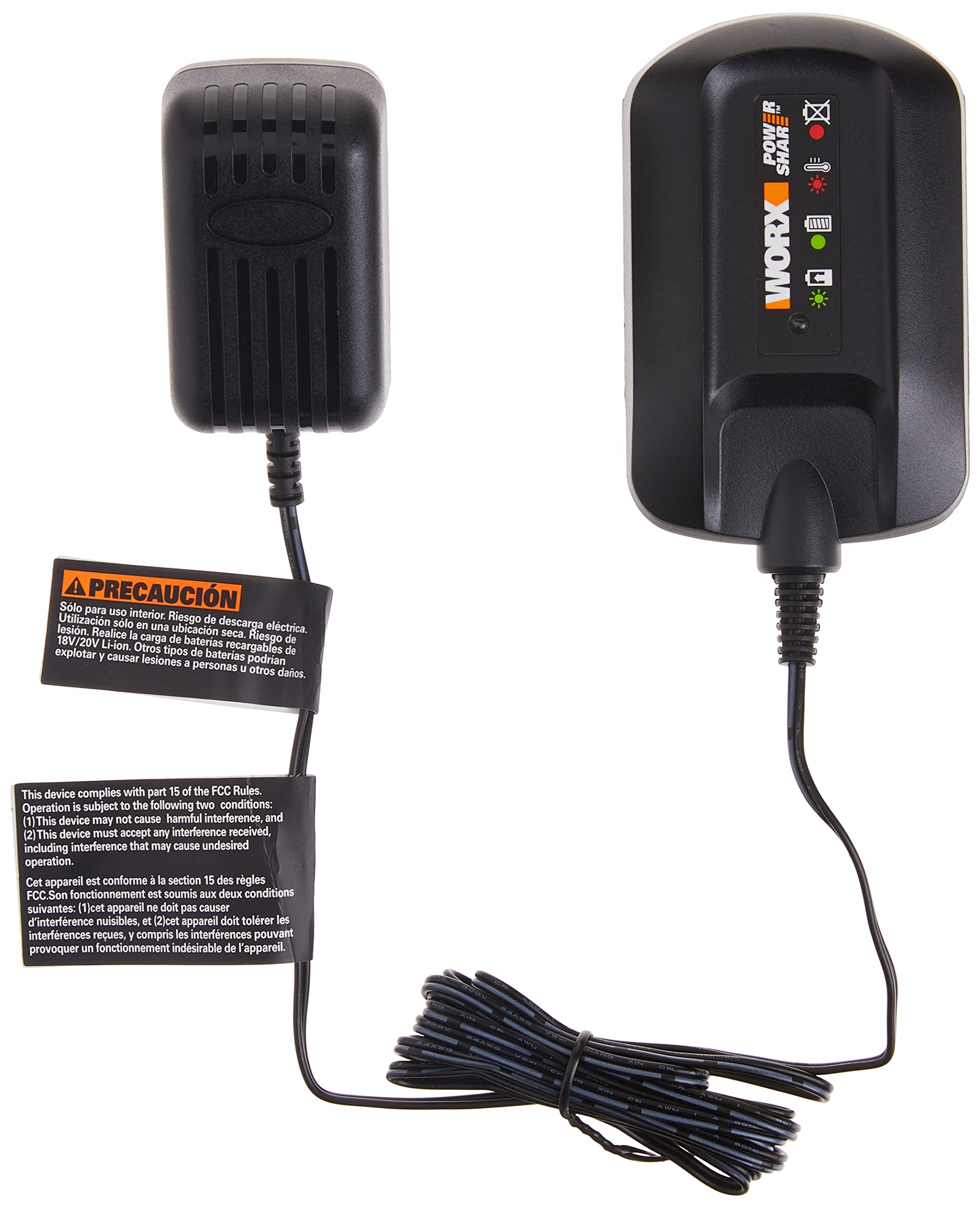 Worx Wa3742 3 5 Hour Charger For 20V Lithium Ion Batteries
