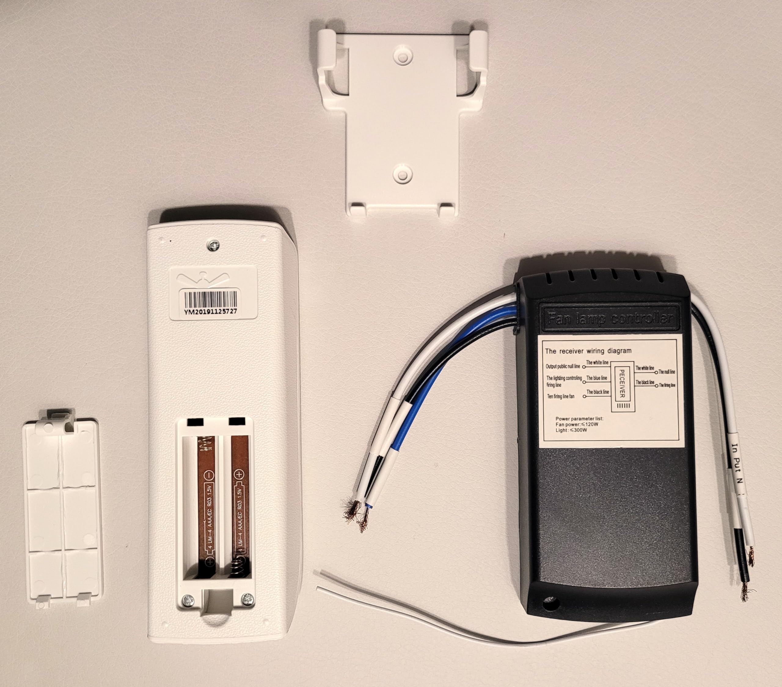 3-In-1 Ceiling Fan Light Timing & Speed Remote Universal Ceiling Fan Remote Control Kit, Compatible With Breeze/Hunter/Harbor/Ho