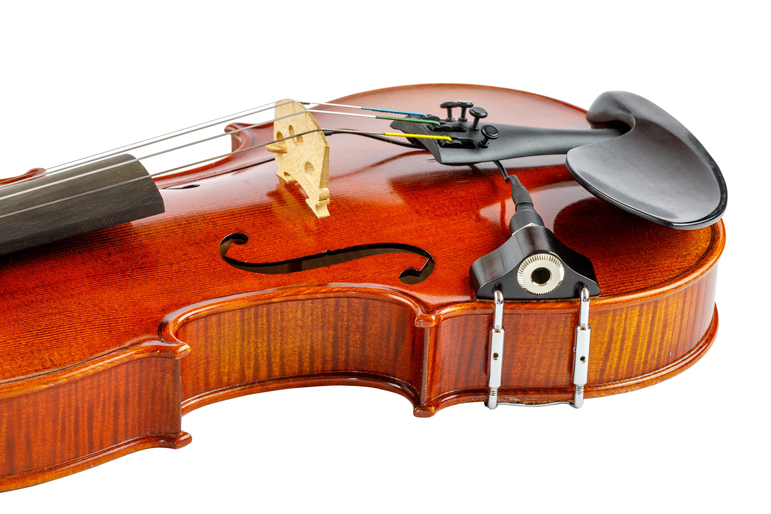 Kna Vv-3 Portable Piezo Pickup For Violin And Viola - Lightweight Bridge-Mounted Sensor, Natural Acoustic Sound, Easy Installati