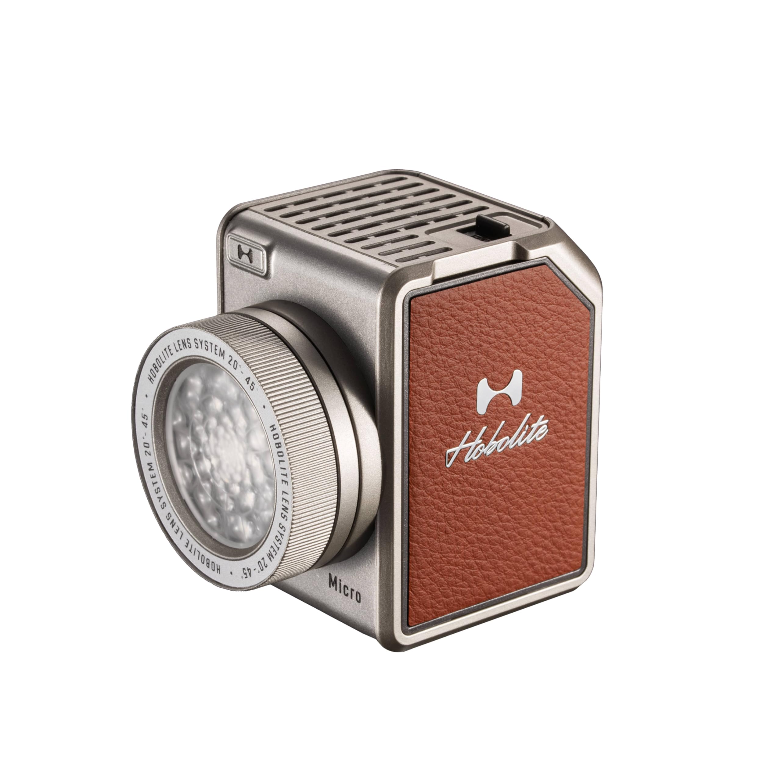 Hobolite Micro Led Video Light Master Kit With Lcd Display, App Control, Barndoor, 6 Color Gels, Tripod, Cri/Tlci 96+, 2700 6500