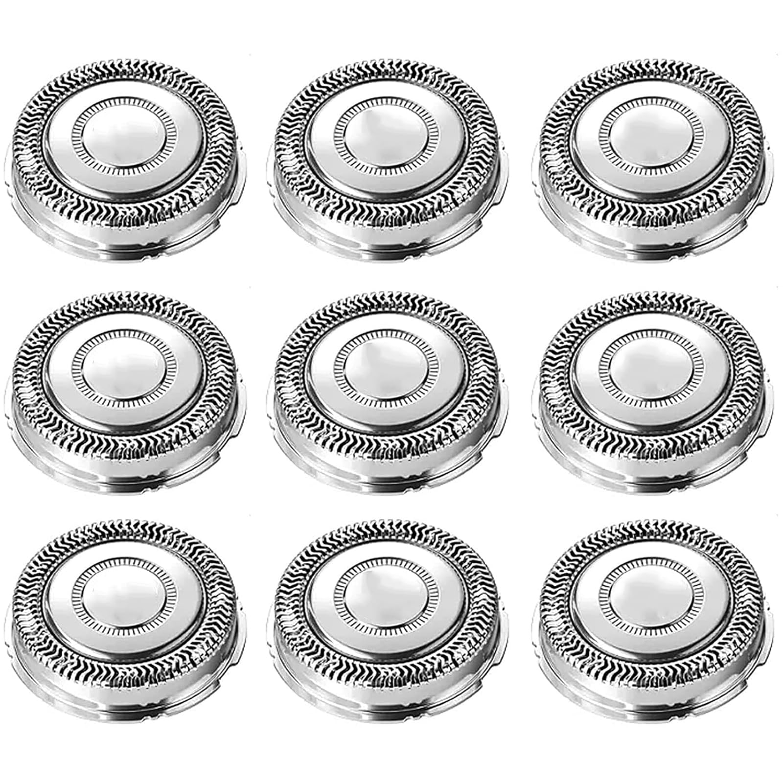 Suleto Sh70 Replacement Heads Compatible With Shavers Series 7000, Sh70 Shaving Blades For 7000 Replacement Heads, 9 Pack Series