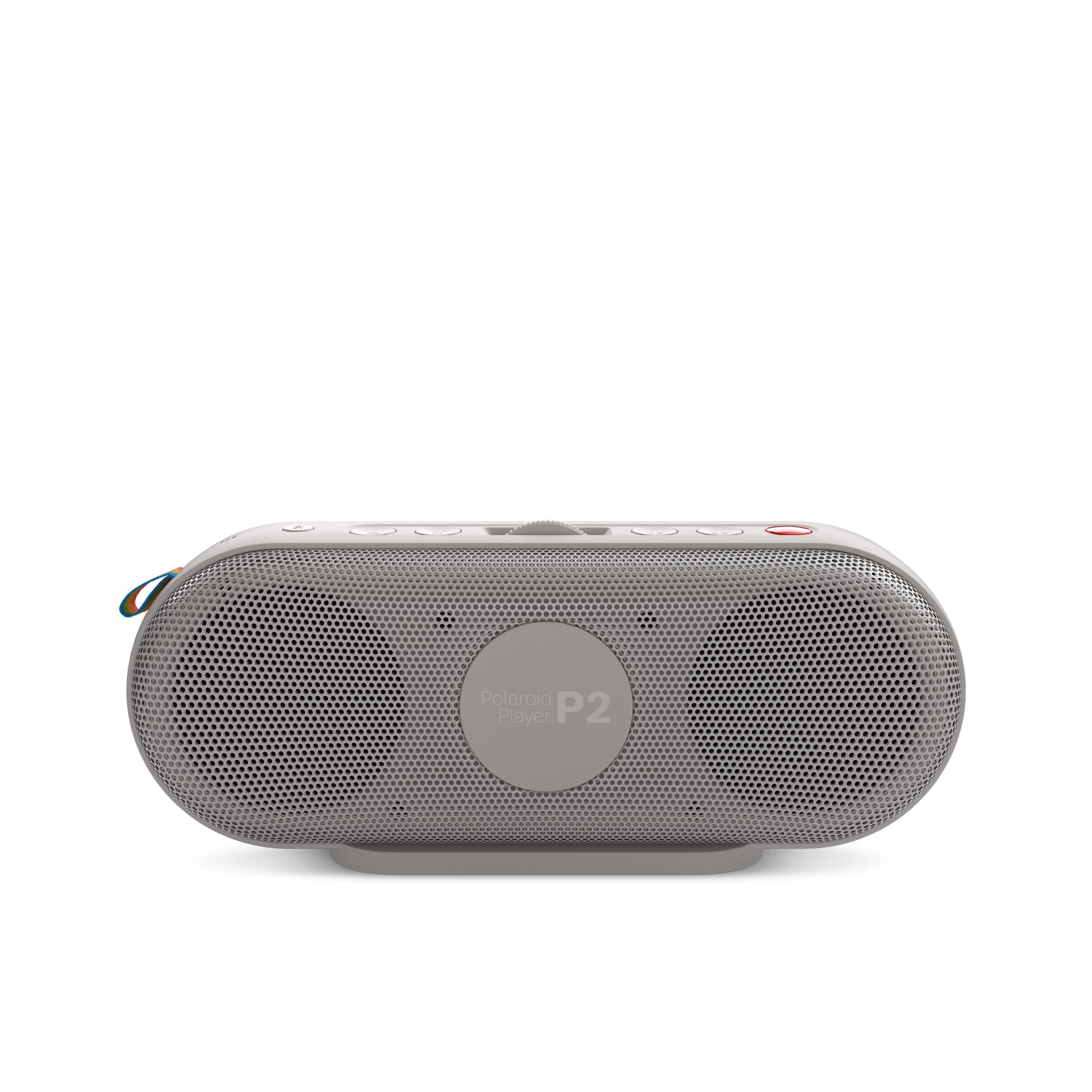 Polaroid P2 (Grey) - Portable Bluetooth Speaker, With Internet Radio, 20W Powerfull Sound, 15 Hours Battery Life, Usb-C, Dual St