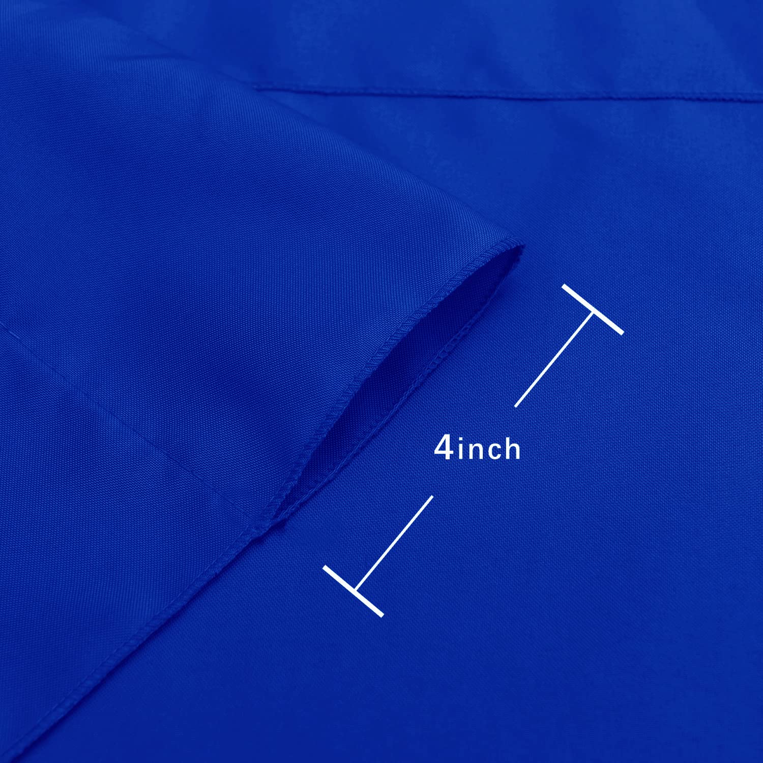 Hiasan Neon Blue Screen Backdrop Curtains For Parties, Polyester Photography Backdrop Drapes For Family Gatherings, Wedding Deco