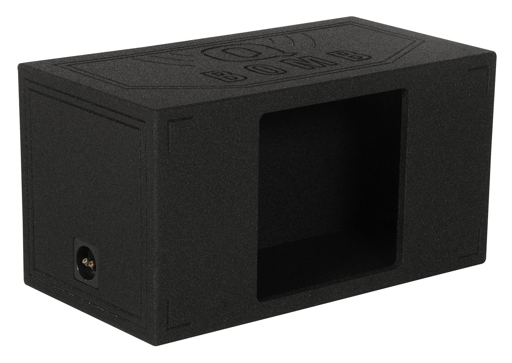 Qpower Single 15'' Extra Large Vented Qbomb Square Hole