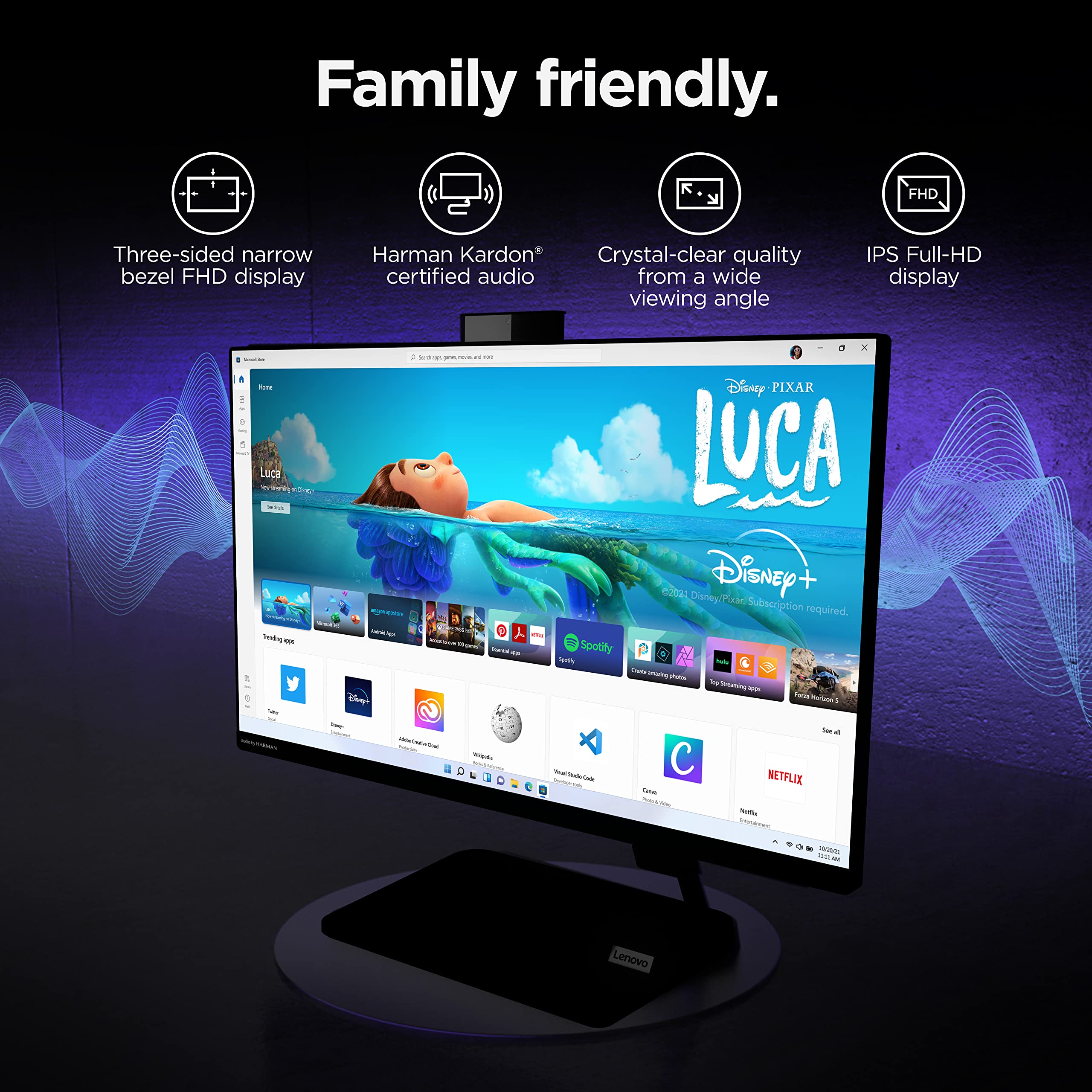 Lenovo Ideacentre Aio 3I - 2022 - All-In-One Desktop - 27 Fhd Touch Display - 5Mp Camera - Windows 11 Home - 8Gb Memory - 512Gb