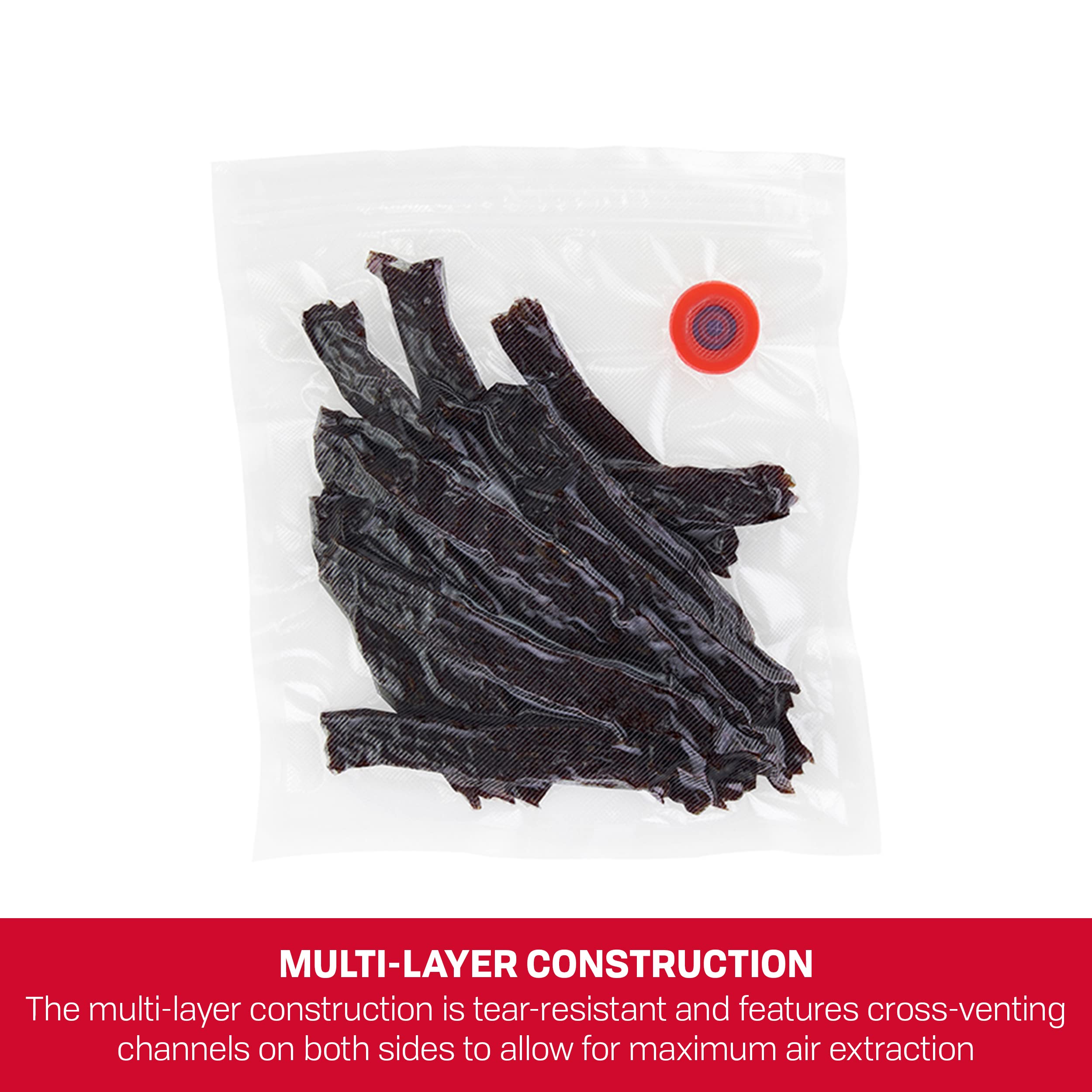 Nesco Vs 10Hb 8' X 9' Vacuum Sealer Bags 24 Count For Use With Nesco Handheld Vacuum Sealer