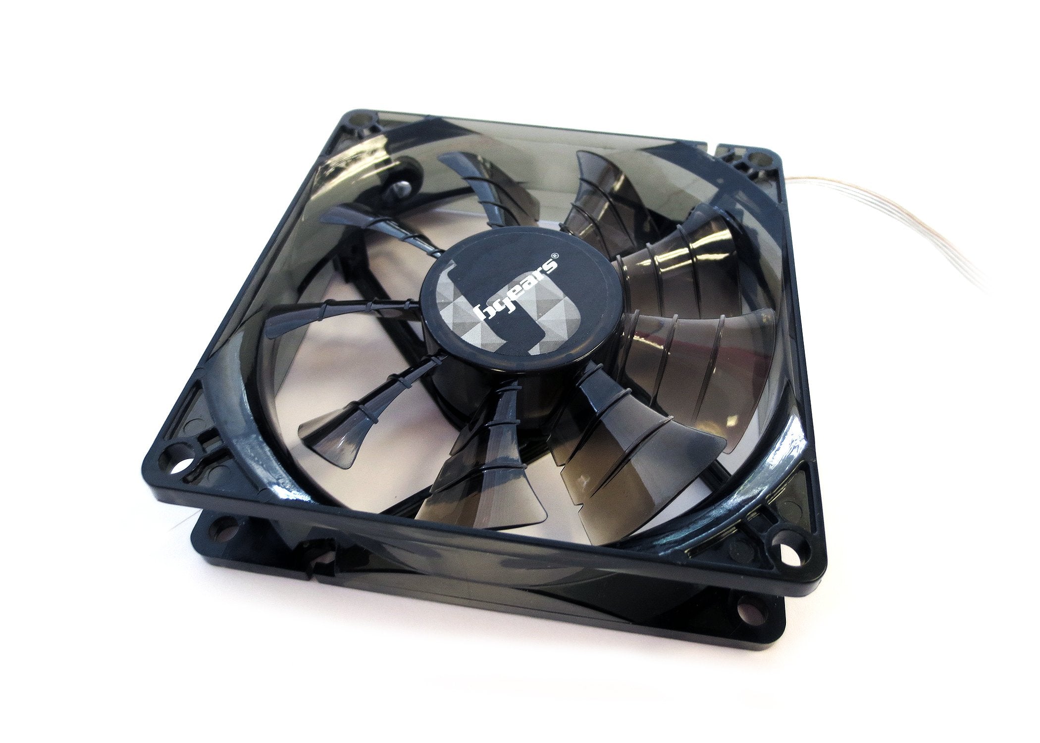Bgears B Pwm 80Mm Black Leds Gaming Pc Cooling Fan, High Speed High Performance 2 Ball Bearing Pwm Signal, Mini 4 Pin Connector,