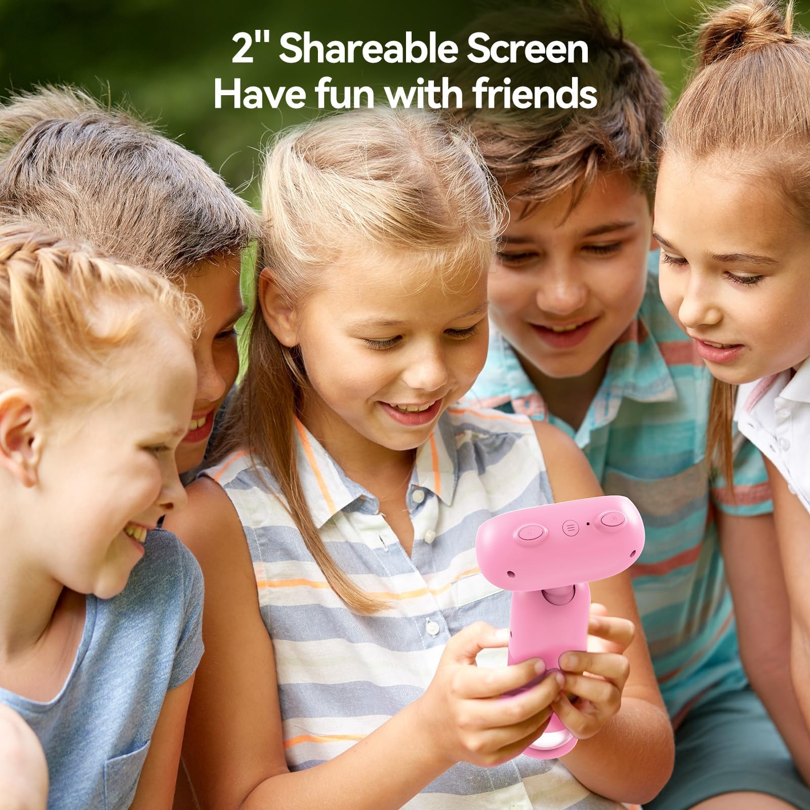 Tomlov P30 Microscope For Kids, Portable 1000X 2 Lcd Digital Microscope For Slides, Hd Camera & Video, Pocket Magnifying Glass W