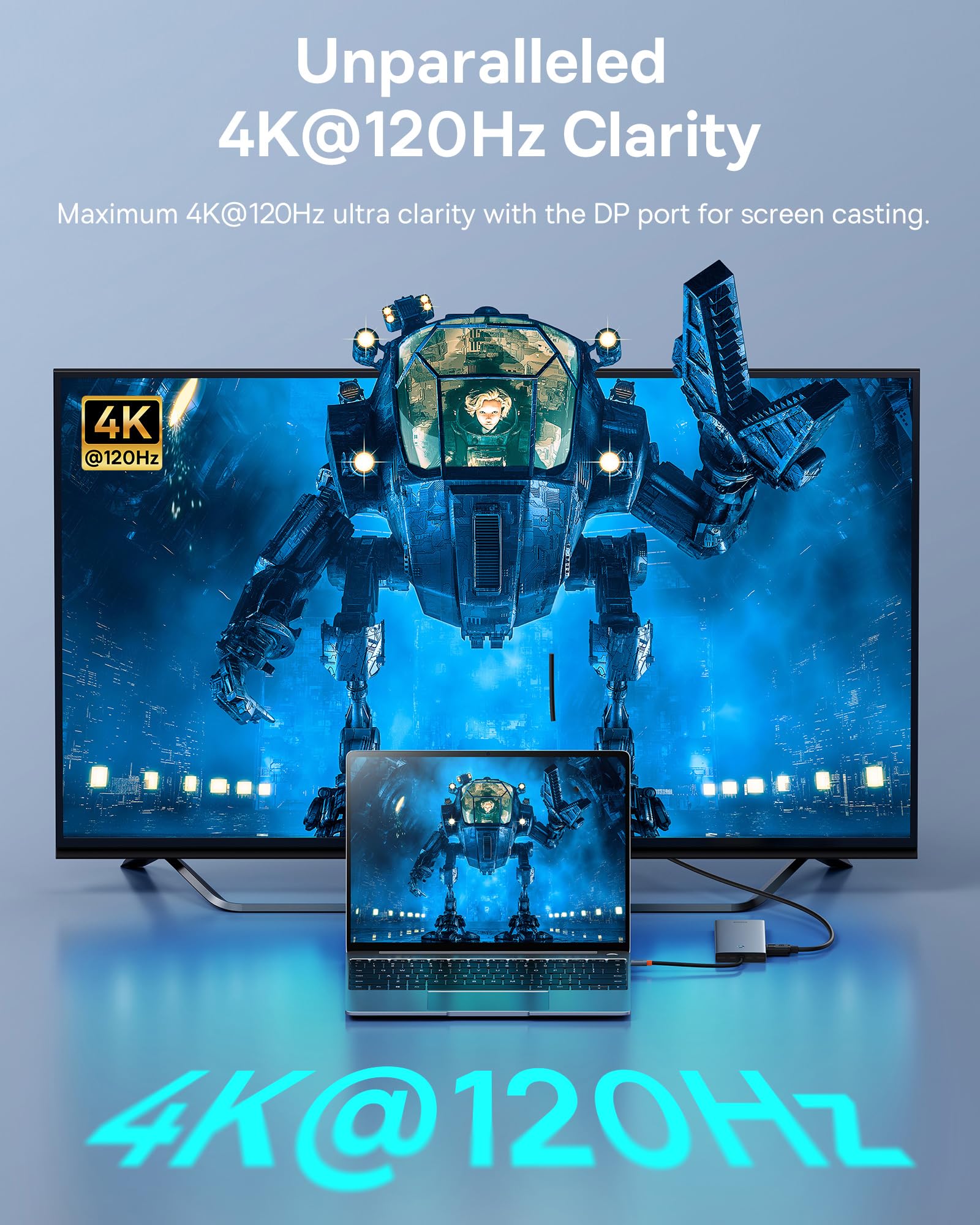 Laptop Docking Station, Baseus 13 In 1 Usb C Docking Station Dual Monitor With 2 Hdmi 4K@60Hz, Dp 4K@120Hz, Vga, 10Gbps Data Transfer, Pd 100W And Ethernet For Dell/Hp/Lenovo/Surface Laptop