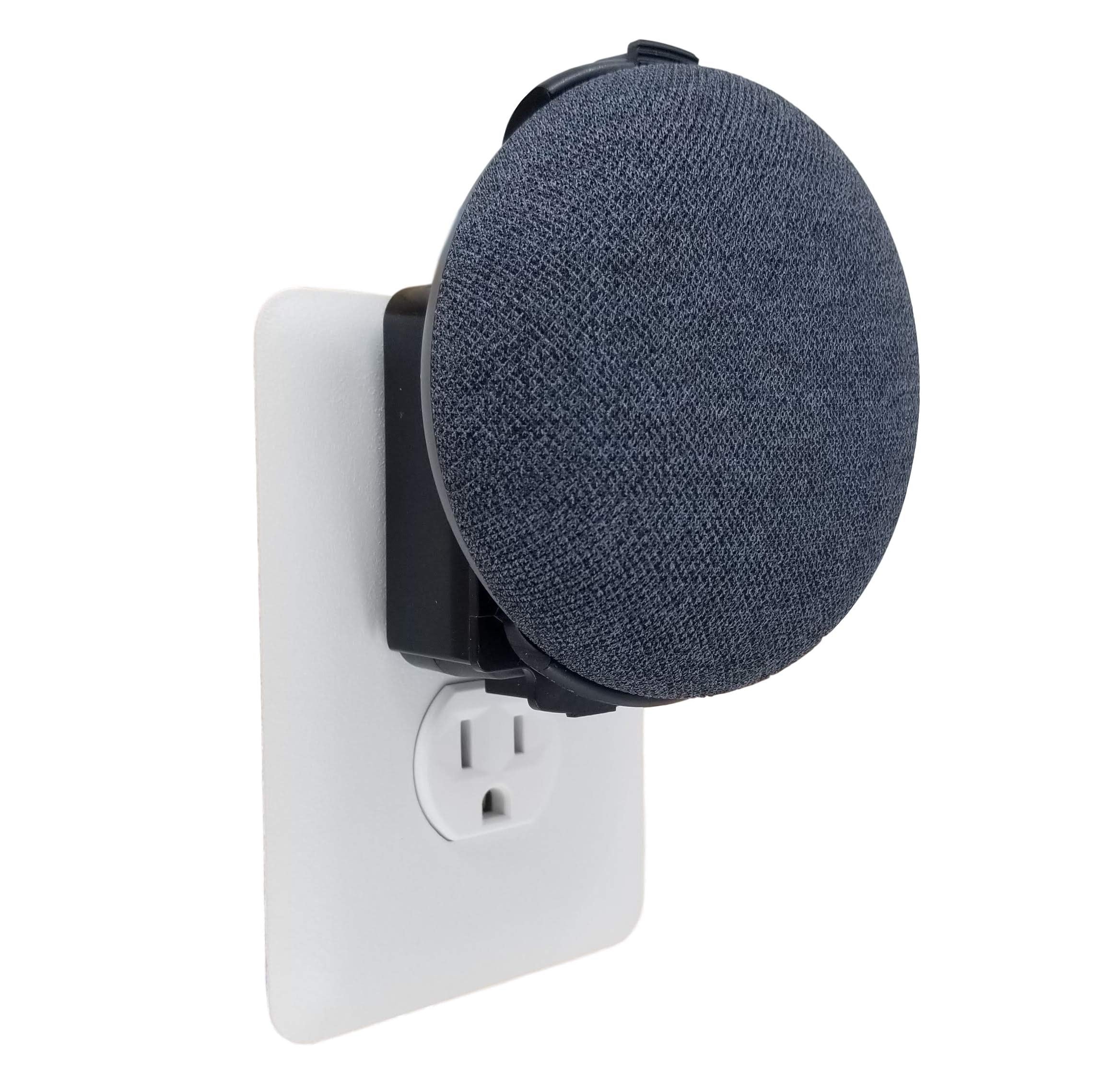 The Nest Mini Easy Genie Mount 2nd Gen 2019: The Simplest and Cleanest Outlet Wall Mount Hanger Stand for New Google Nest Mini -