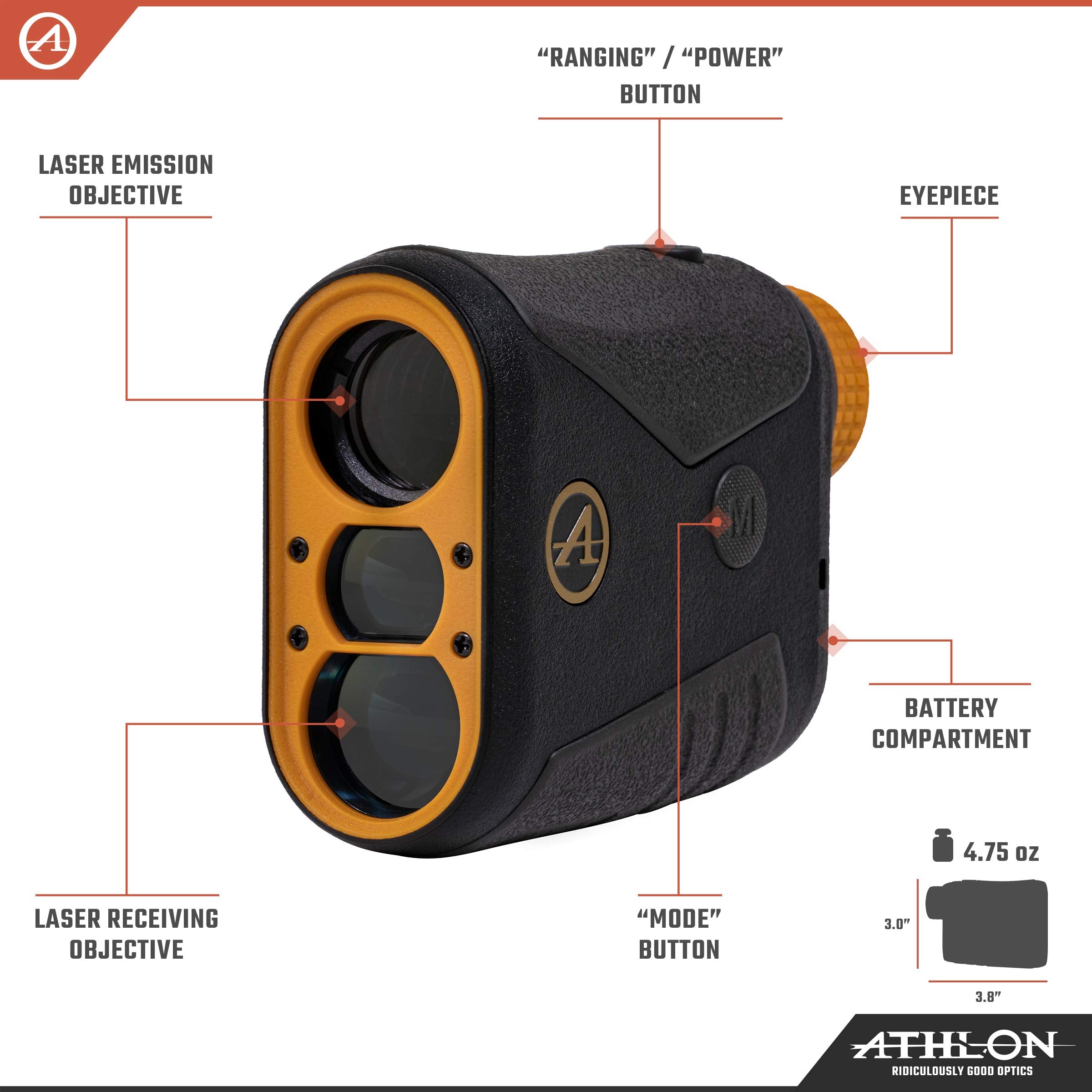 Athlon Optics Midas 1 Mile Laser Rangefinder