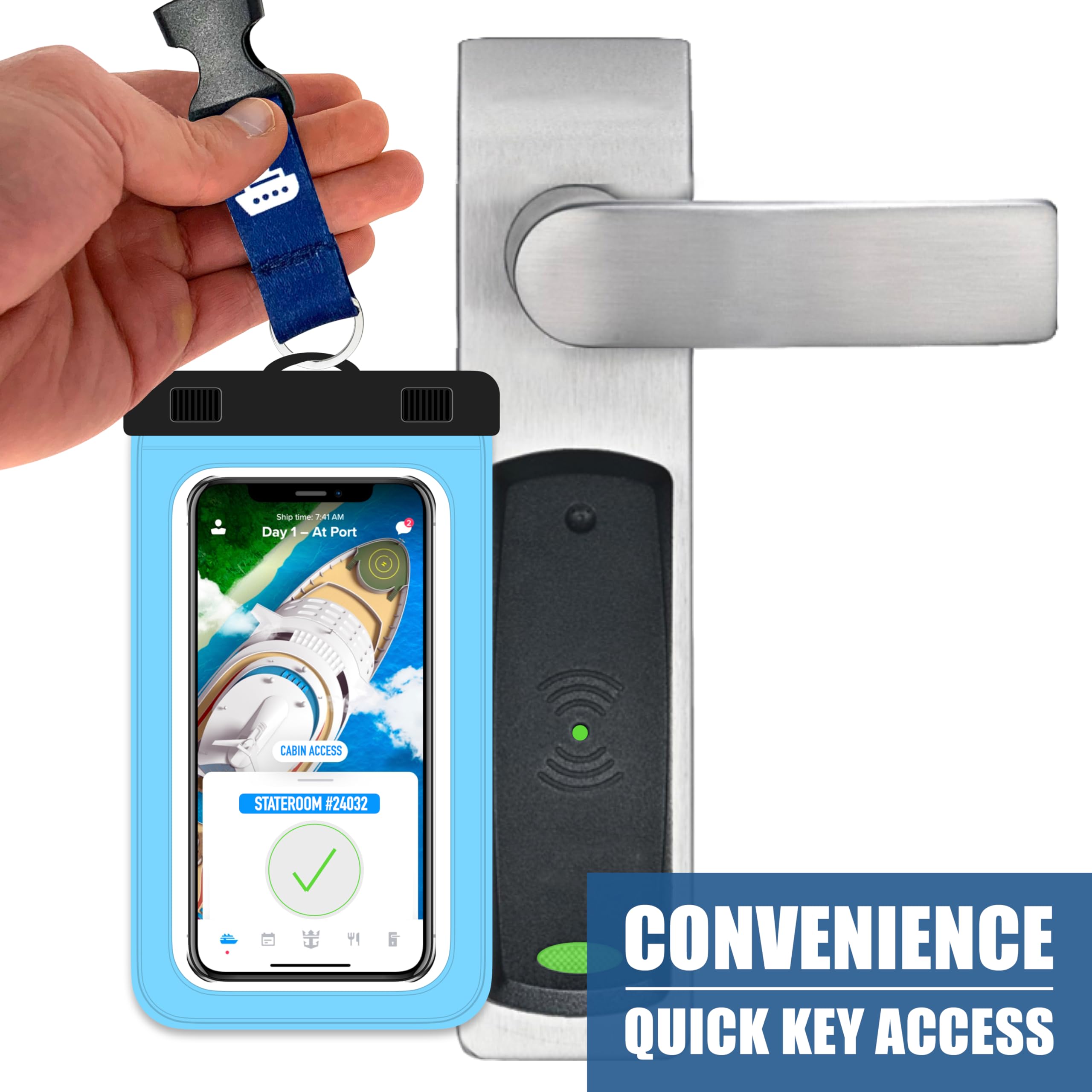 Cruise On Lanyards Waterproof Phone Pouch Dry Case W/Touch Screen For Iphone 15 14 13 12 11 Pro Max Xs, Samsung S22+, Pixel 7, F