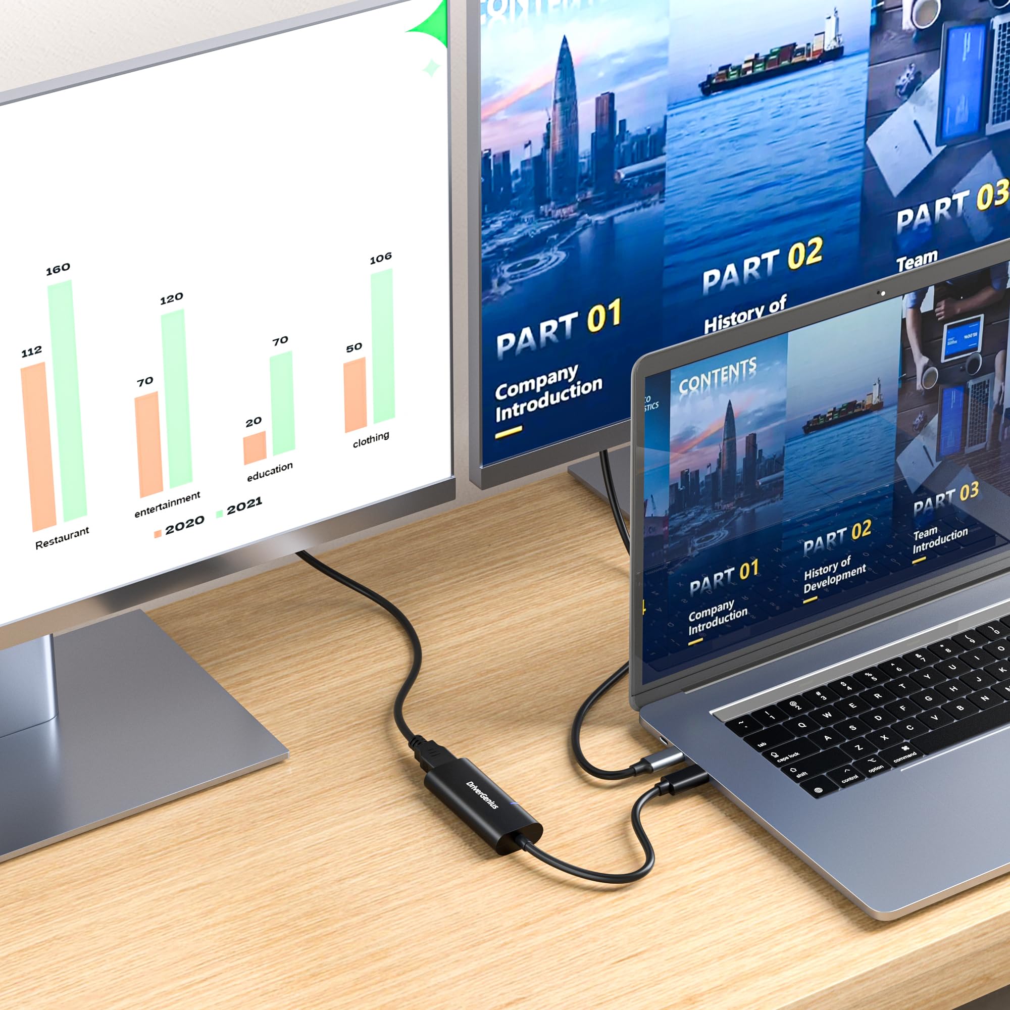 Fly Kan Usb 3.0 To Hdmi Video Converter Adapter   External Graphics Video Display Card For Pc & Mac