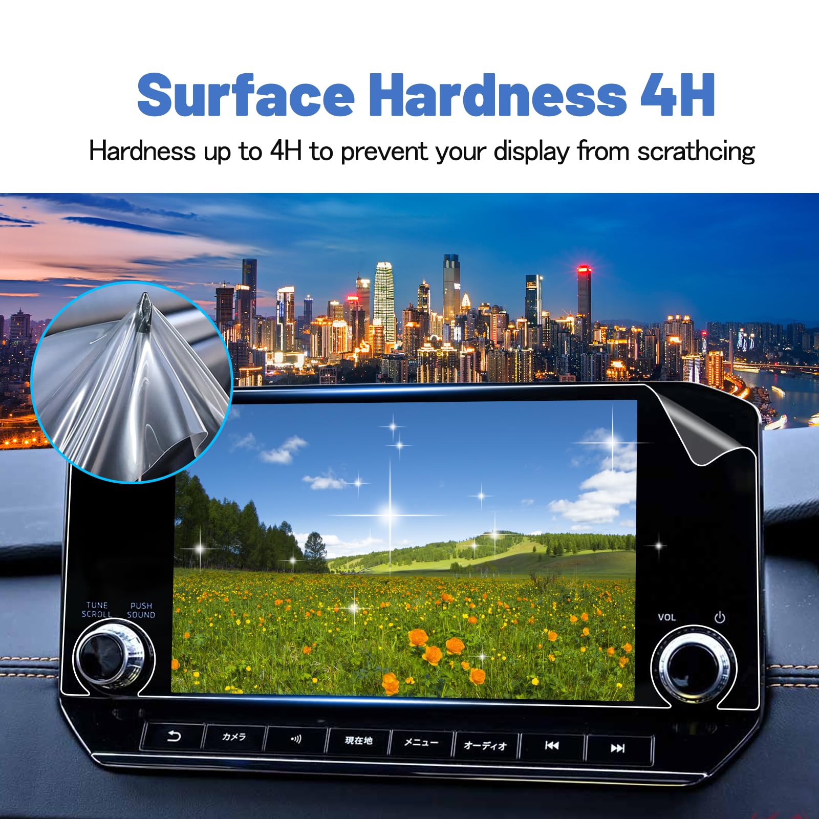 Shaohao For 2023 2024 Mitsubishi Outlander Screen Protector 9 Inch 2022 2023 2024 Outlander Se/Se Black Edition/Sel/Sel Black Edition/Black Edition 9' Touch Screen Outlander 2023 2024 Accessories 2Pcs