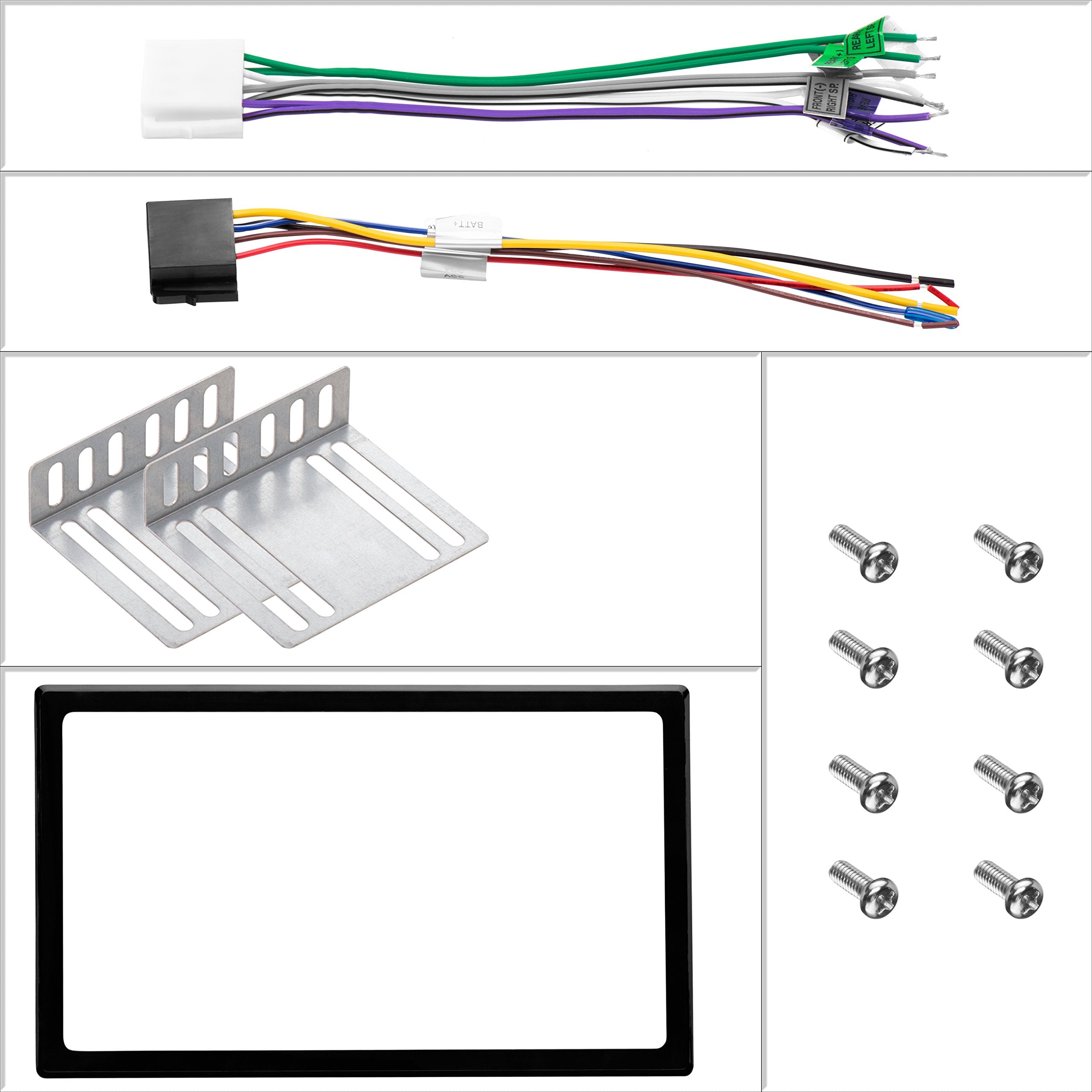 Boss Audio Systems Elite 480Brgb Double Din, Bluetooth, Mp3 Usb Am Fm Receiver, Multi Color Rgb Illumination, Wireless Remote