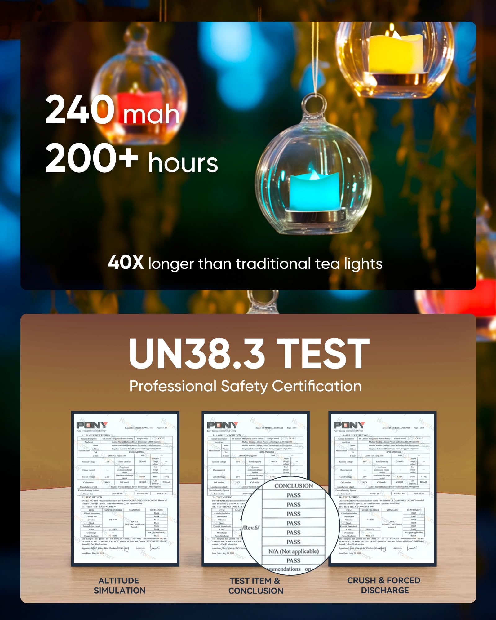 Homemory Multi Color Changing Tea Lights Candles Battery Operated, Led Holiday Candles Tealights With 7 Color Changing For Hallo