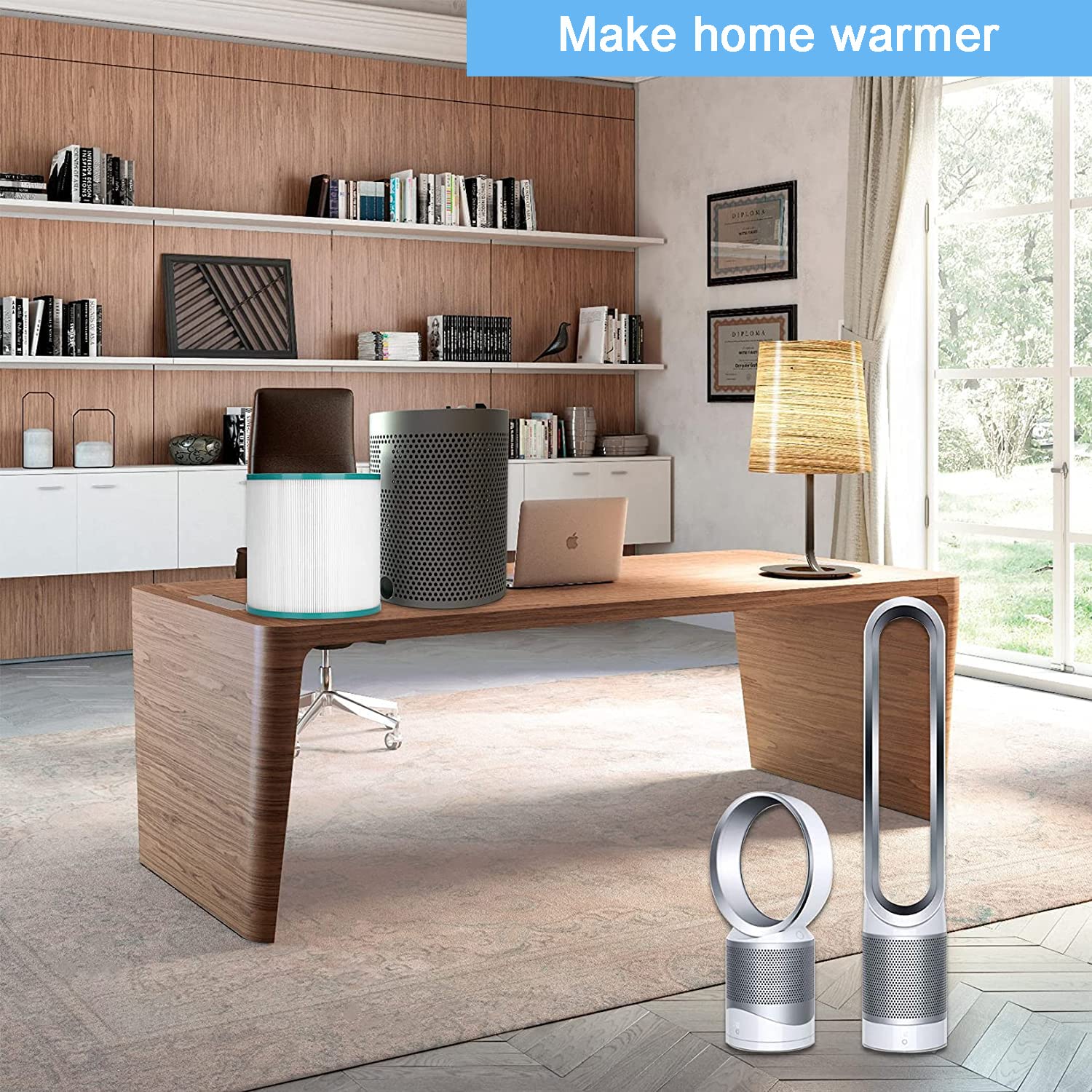 Laukowind Replacement Tp02 Air Purifier Filters Compatible With All Dyson Pure Cool Link Models Tp01, Tp02, Tp03, Bp01, Am11 Tow