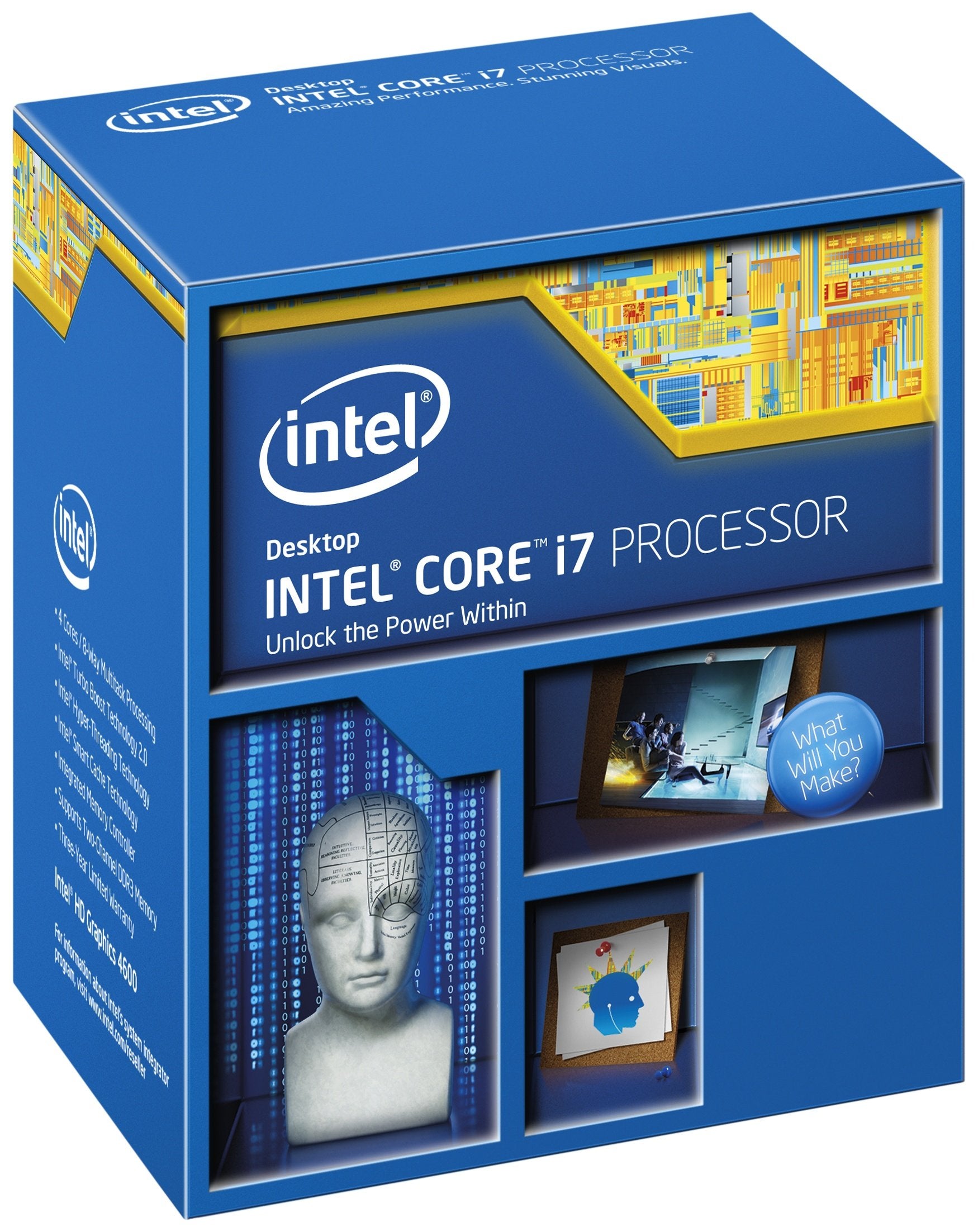 Intel Core I7 4770S Quad Core Desktop Processor 3.1 Ghz 8 Mb Cache  Bx80646I74770S