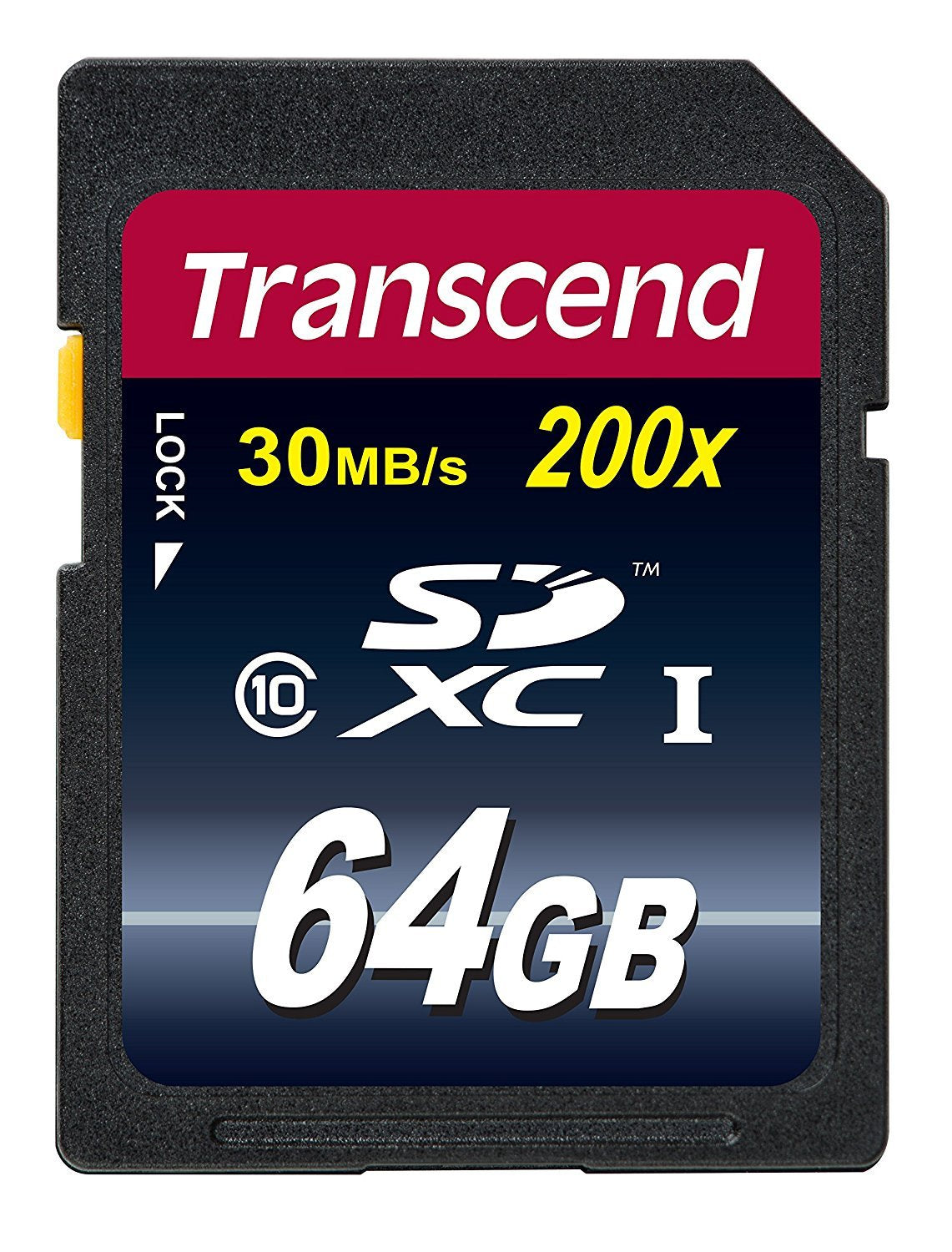 Transcend 64Gb Sdxc Class 10 Flash Memory Card Up To 30Mb/S (Ts64Gsdxc10)