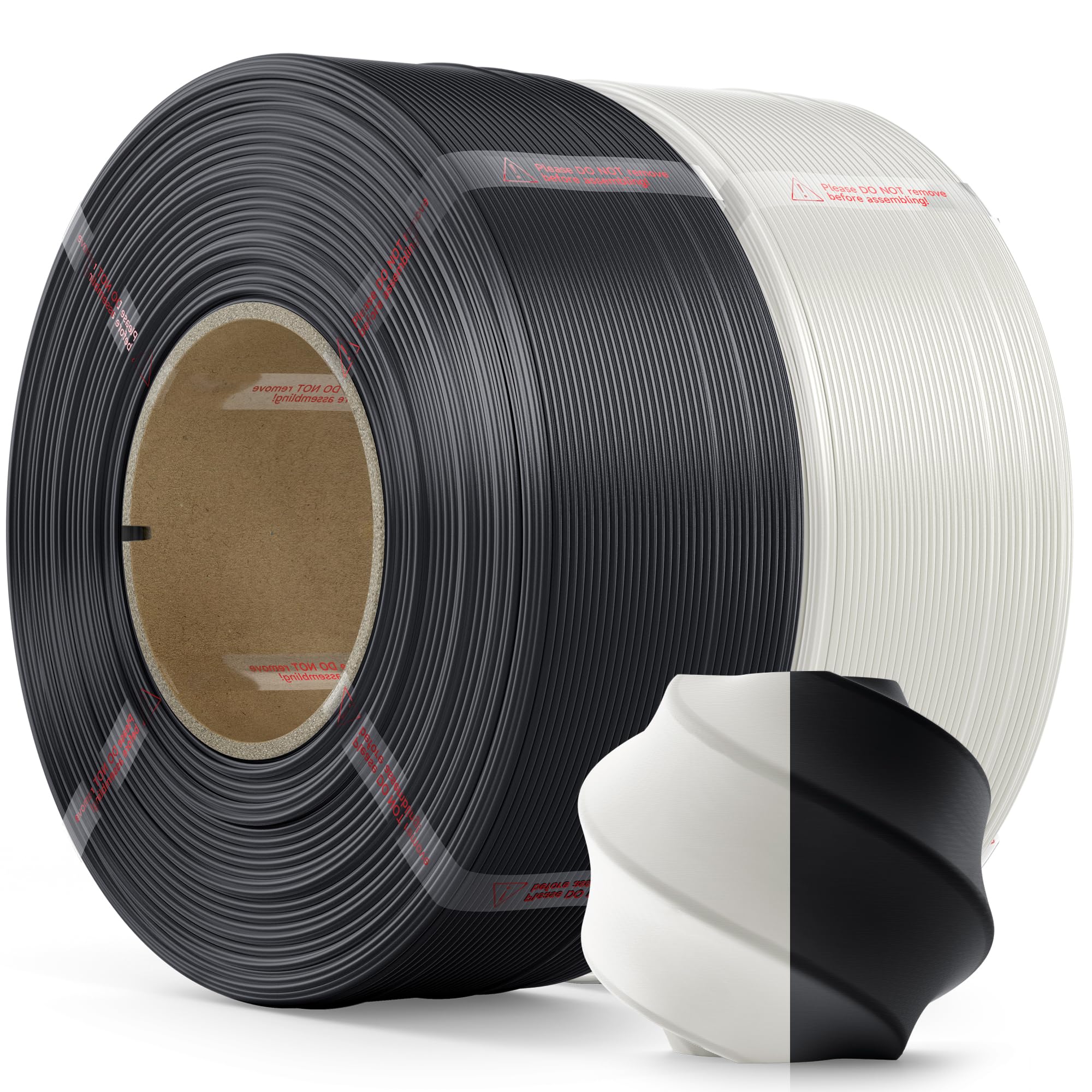 MarsWork PLA Filament 1.75mm PLA 3D Printer Filament(Refill),2kg Refill for Reusable Spools(4.4lbs),Premium Quality 3D Printing 