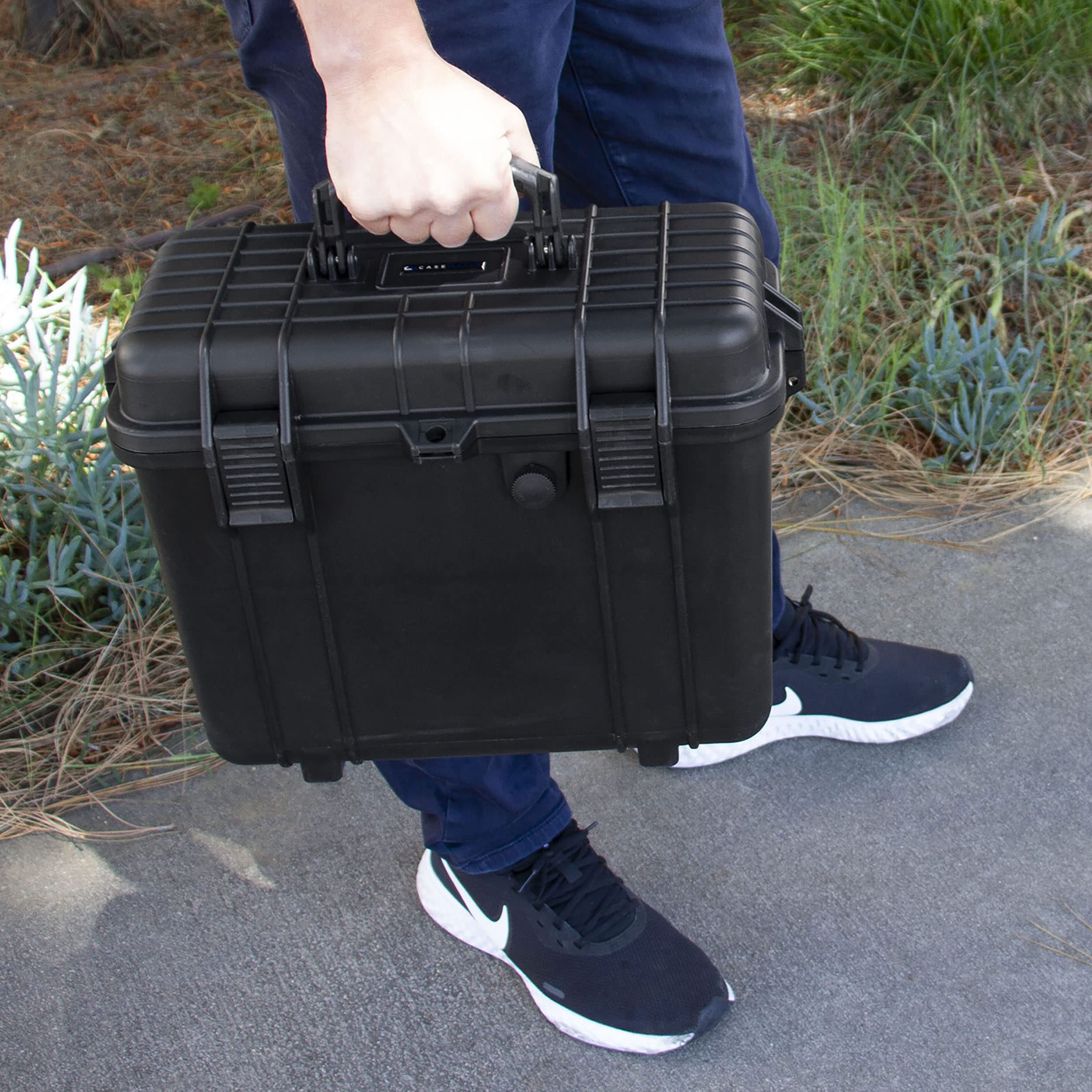 Casematix Microphone Hard Case For 8 Mics Compatible With Sennheiser, Shure, Audio-Technica Microphones And Other Wireless Mic S