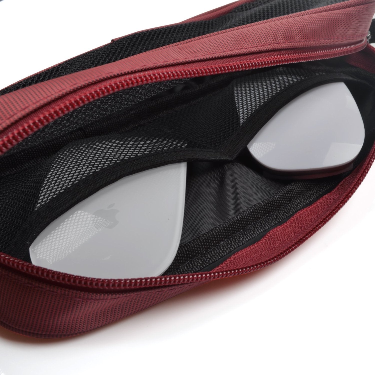 Laptop Chargers Case,Zipper Mesh Laptop Adapter Case,Universal Electronics Accessories Travel Organizer/Carry Case/Bag/Pouch/Sle